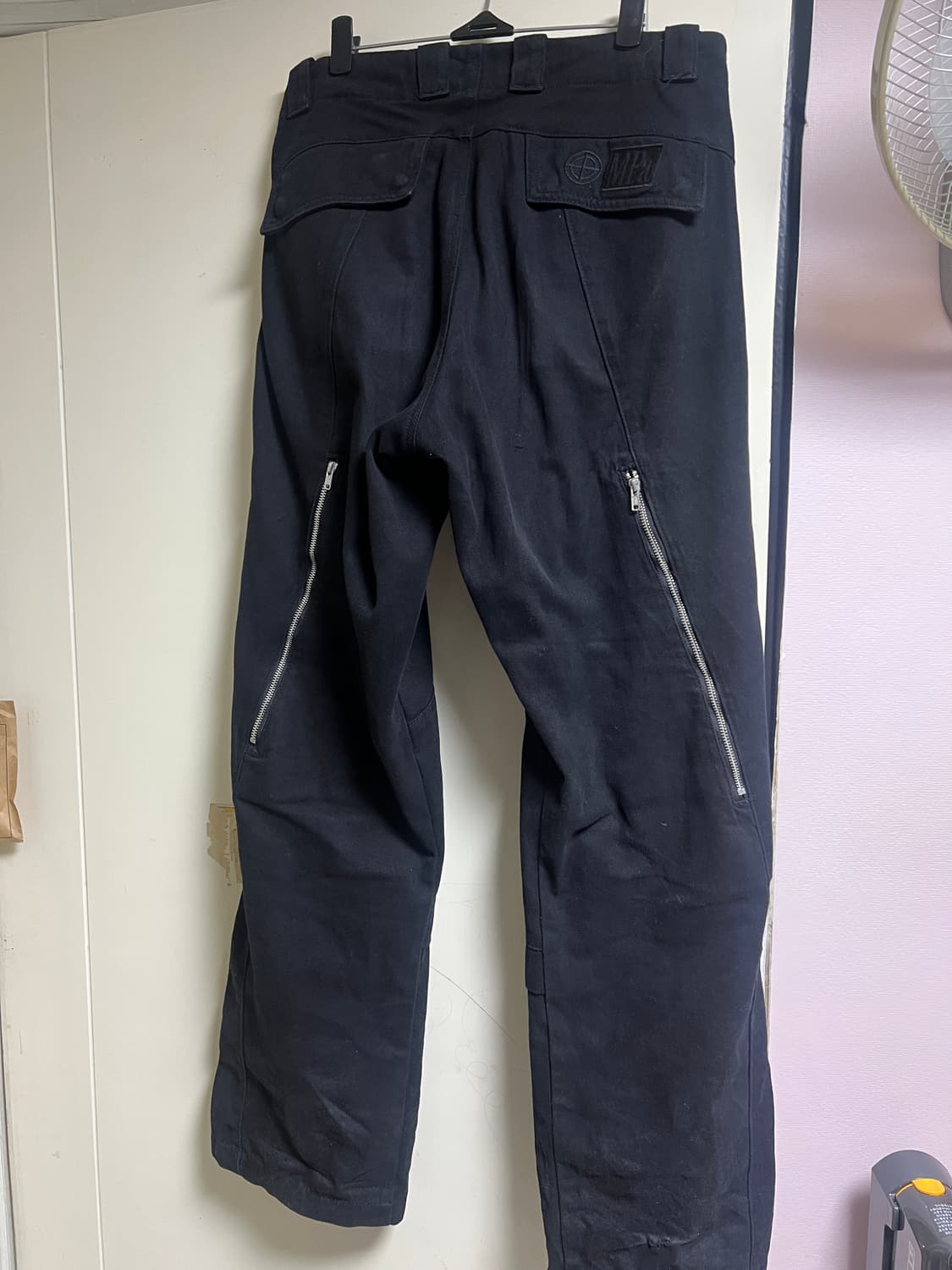 플라스틱프로덕트  MPa WAVE ZIPPER PANTS (BLACK)s 상품이미지4