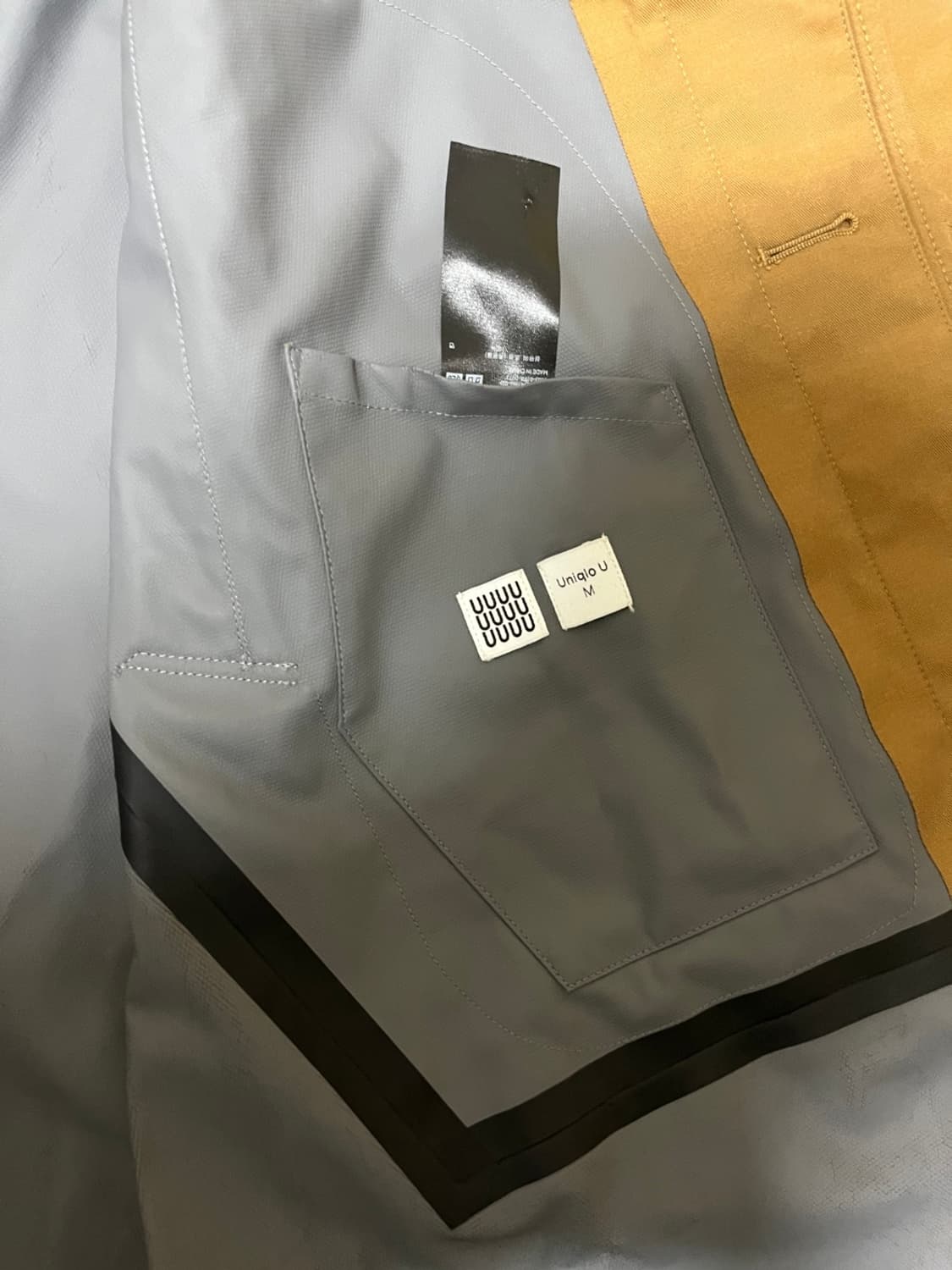 유니클로u 블록테크 싱글코트 상품이미지3