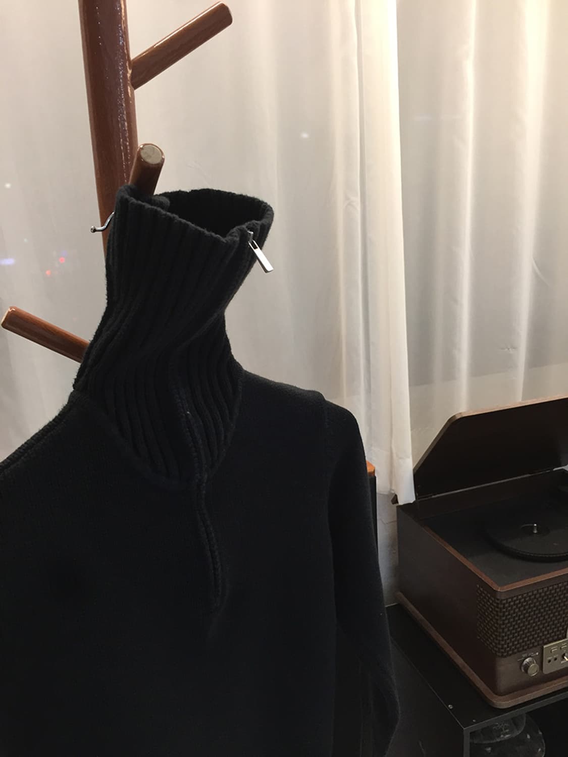 (WOMAN) 폴로랄프로렌 반집업 니트스웨터 S  상품이미지3