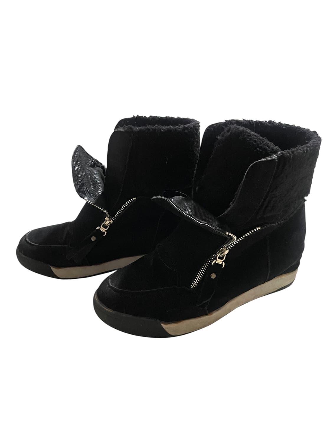 Vtg 지퍼 하이탑 스니커즈 웨지힐 250 Ash 릭오웬스st 상품이미지2