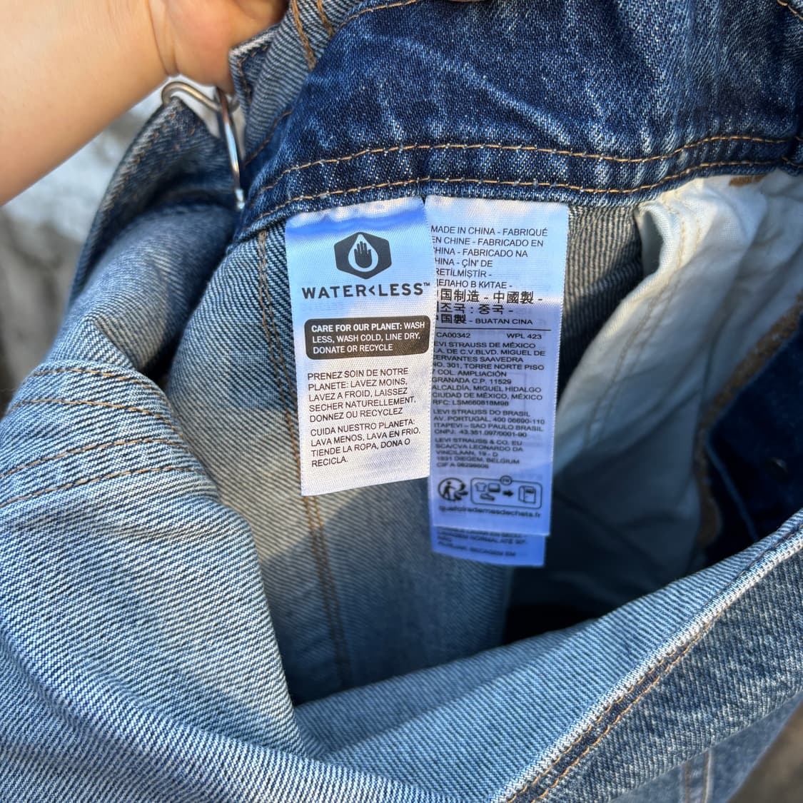 Levi’s 리바이스 데님 오버롤 멜빵 상품이미지7