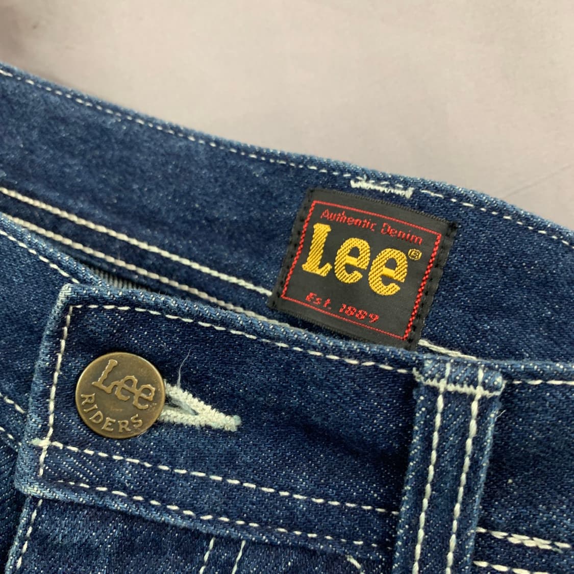 28인치 LEE 리 페인터 카펜터 버뮤다 데님 쇼츠 청반바지 상품이미지6