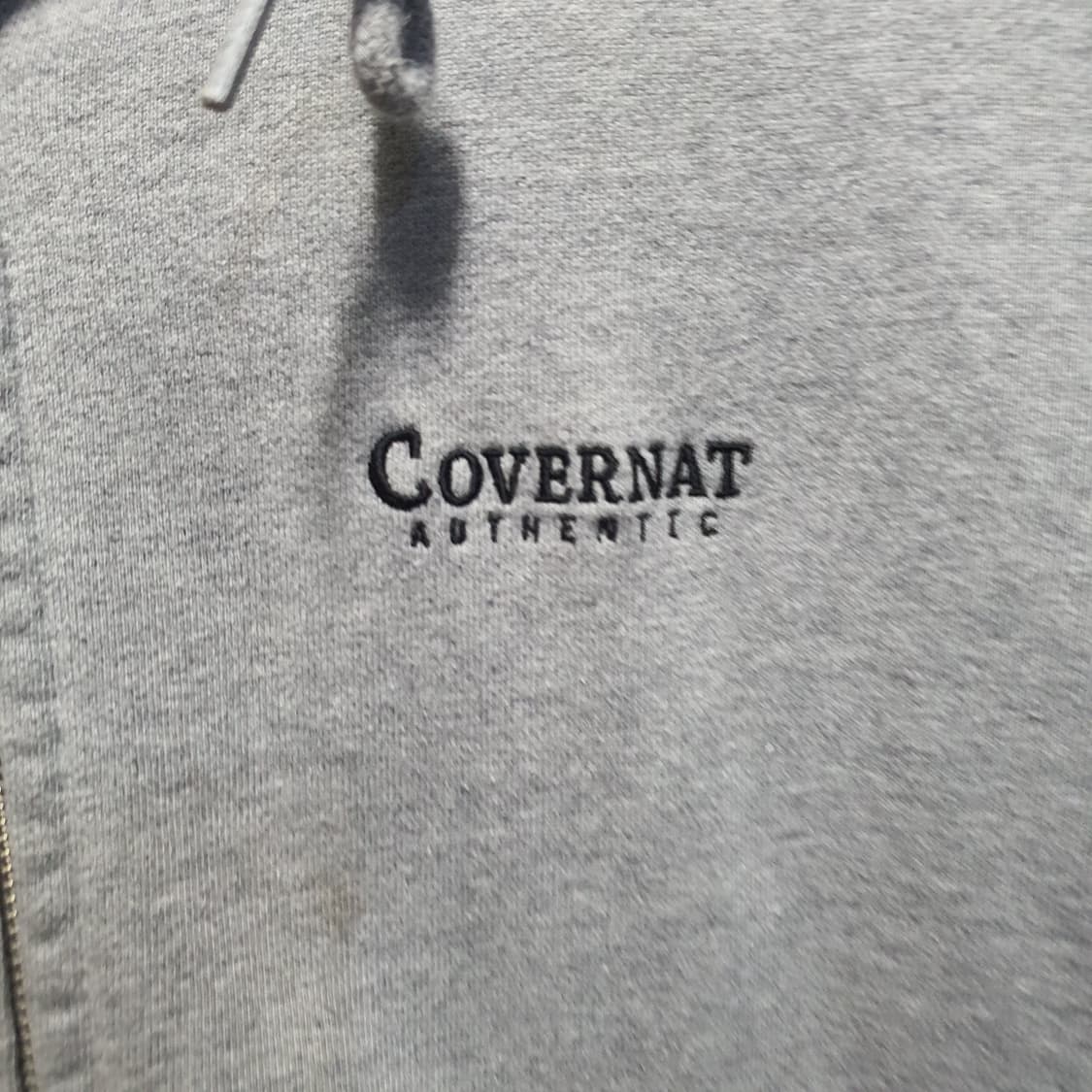 커버낫 로고 그레이 후드집업  상품이미지3