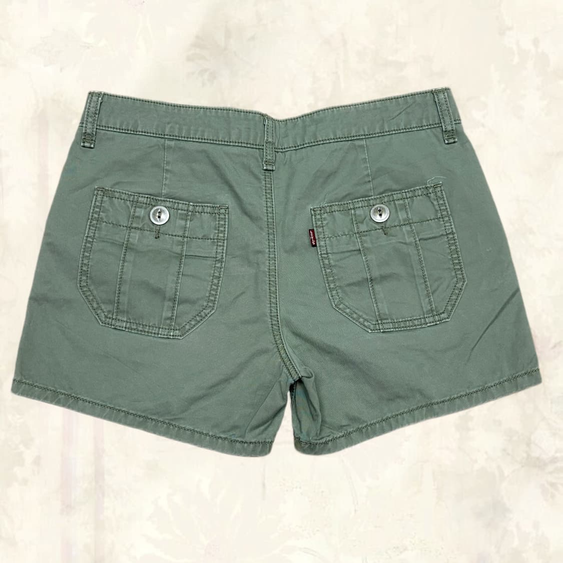 (이체시에눌) Levi’s 리바이스 일본 한정판 연한 카키 색감 데님 반 상품이미지2