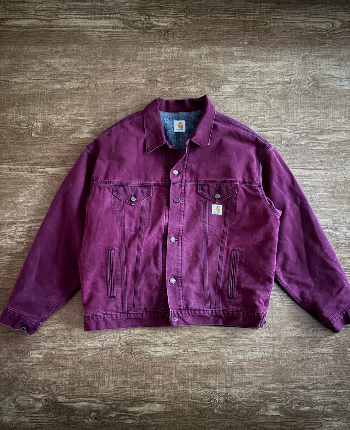 80‘s 칼하트 트러커 루비 JB181 RBY XL USA 🇺🇸 상품이미지1