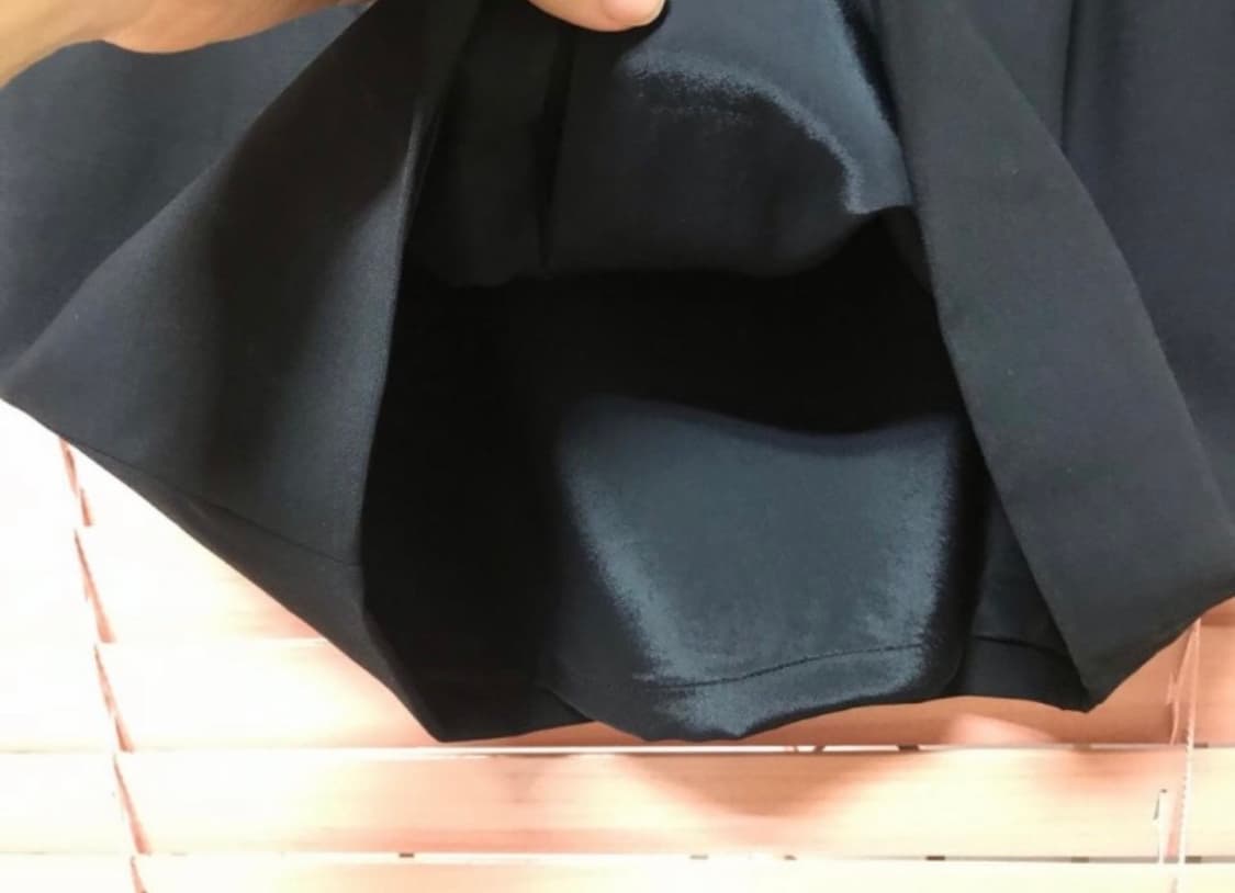새제품ㅡ 미니멈 블랙 투피스 스커트정장 55/스커트는 수선필요 상품이미지9