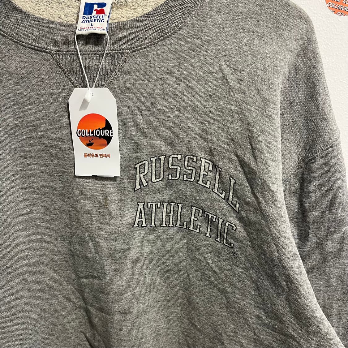 90’s 러셀 아슬레틱 로고 스웻 셔츠 상품이미지3