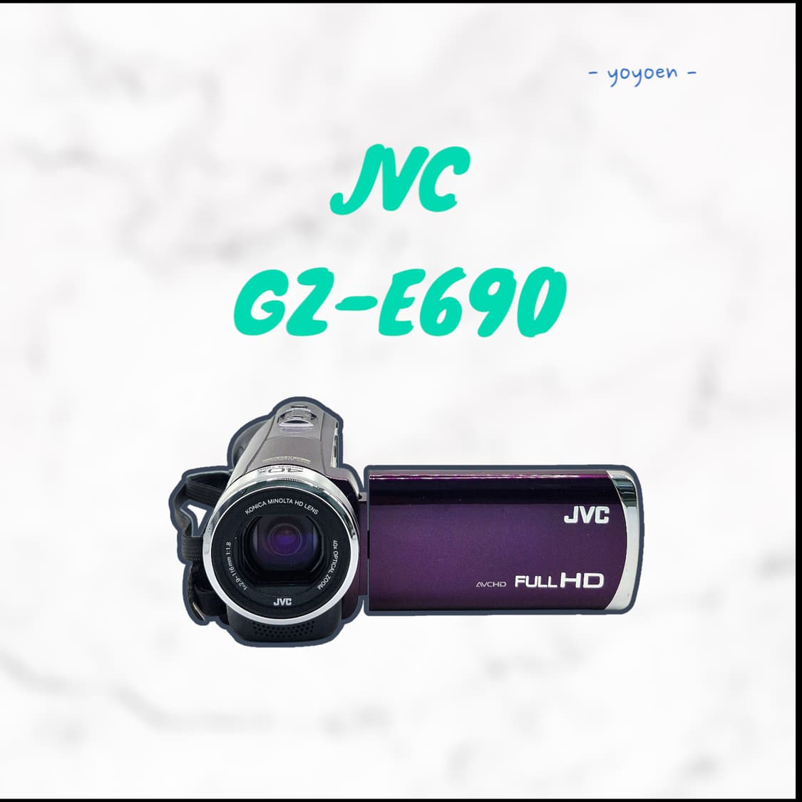 JVC GZ-E690 빈티지캠코더 [ 꾸미기0 ] 상품이미지1