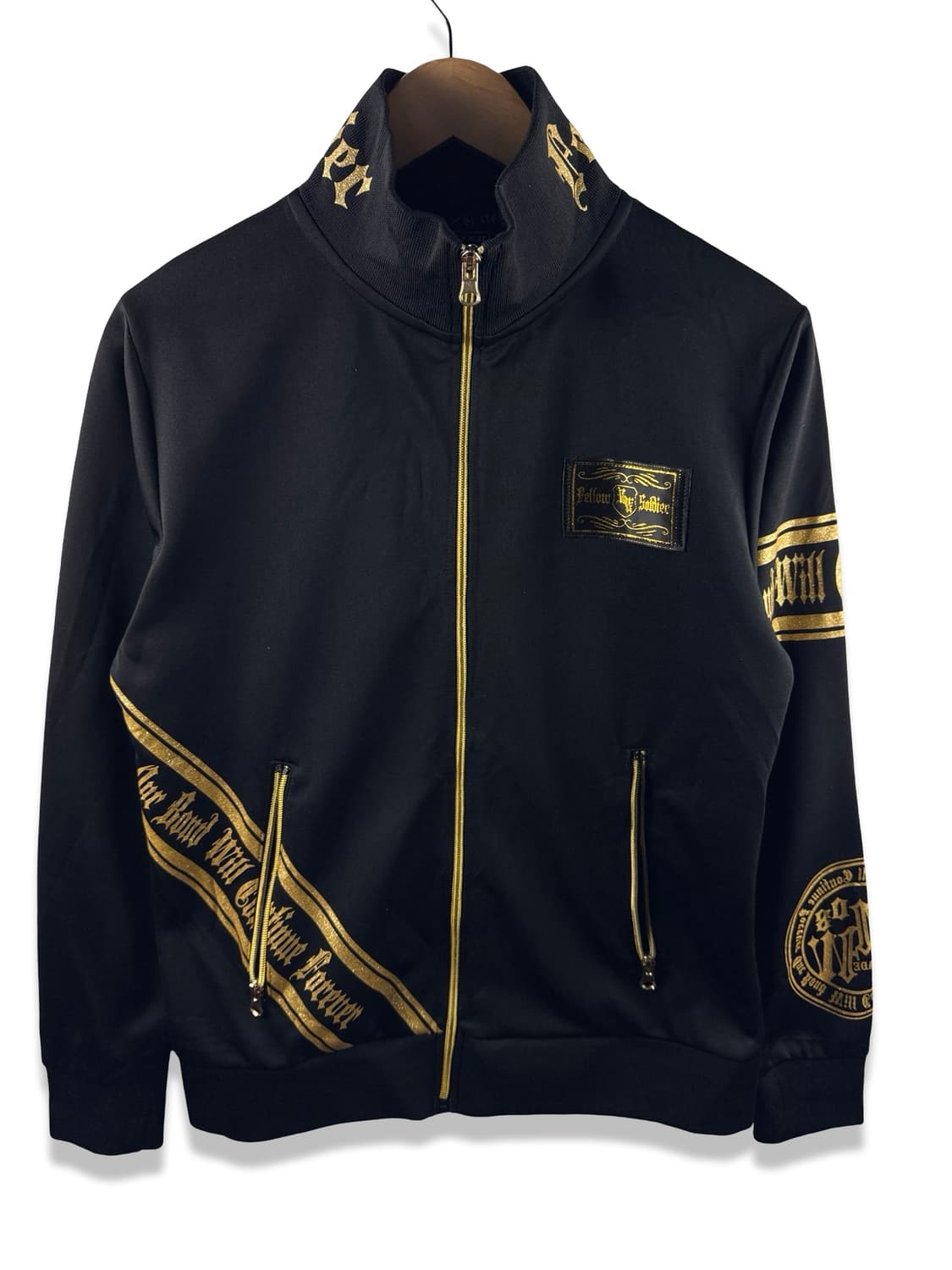 JPN Y2K 골드 글리터 져지2173 상품이미지2