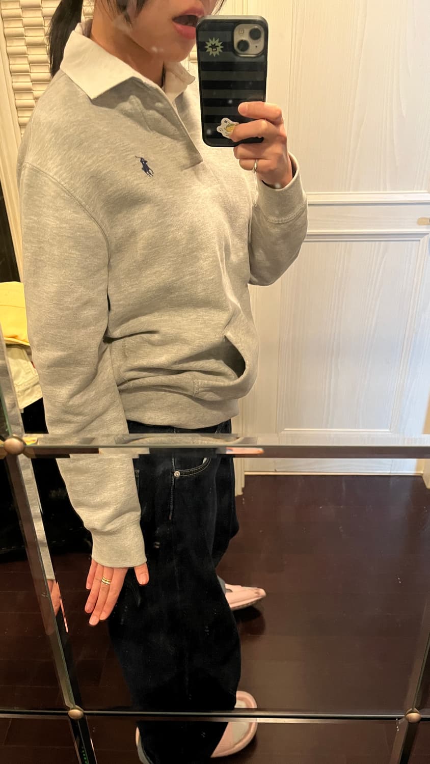 폴로 카라 기모 맨투맨 상품이미지6