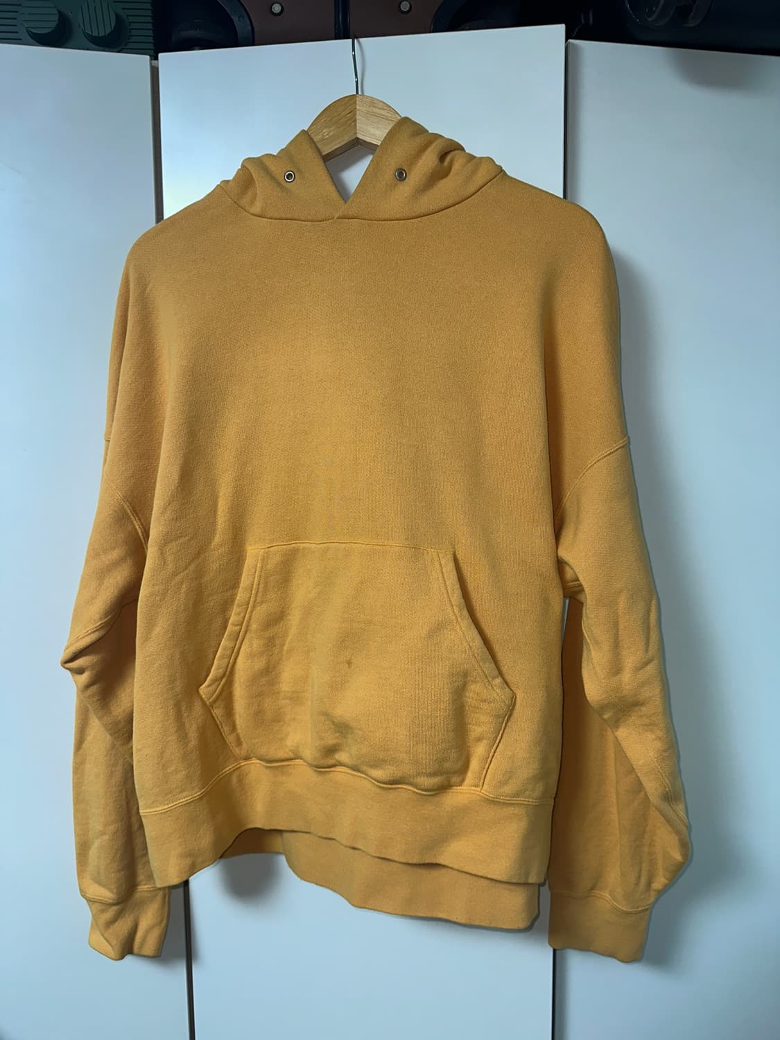 visvim garment dyed yellow hoodie 상품이미지2