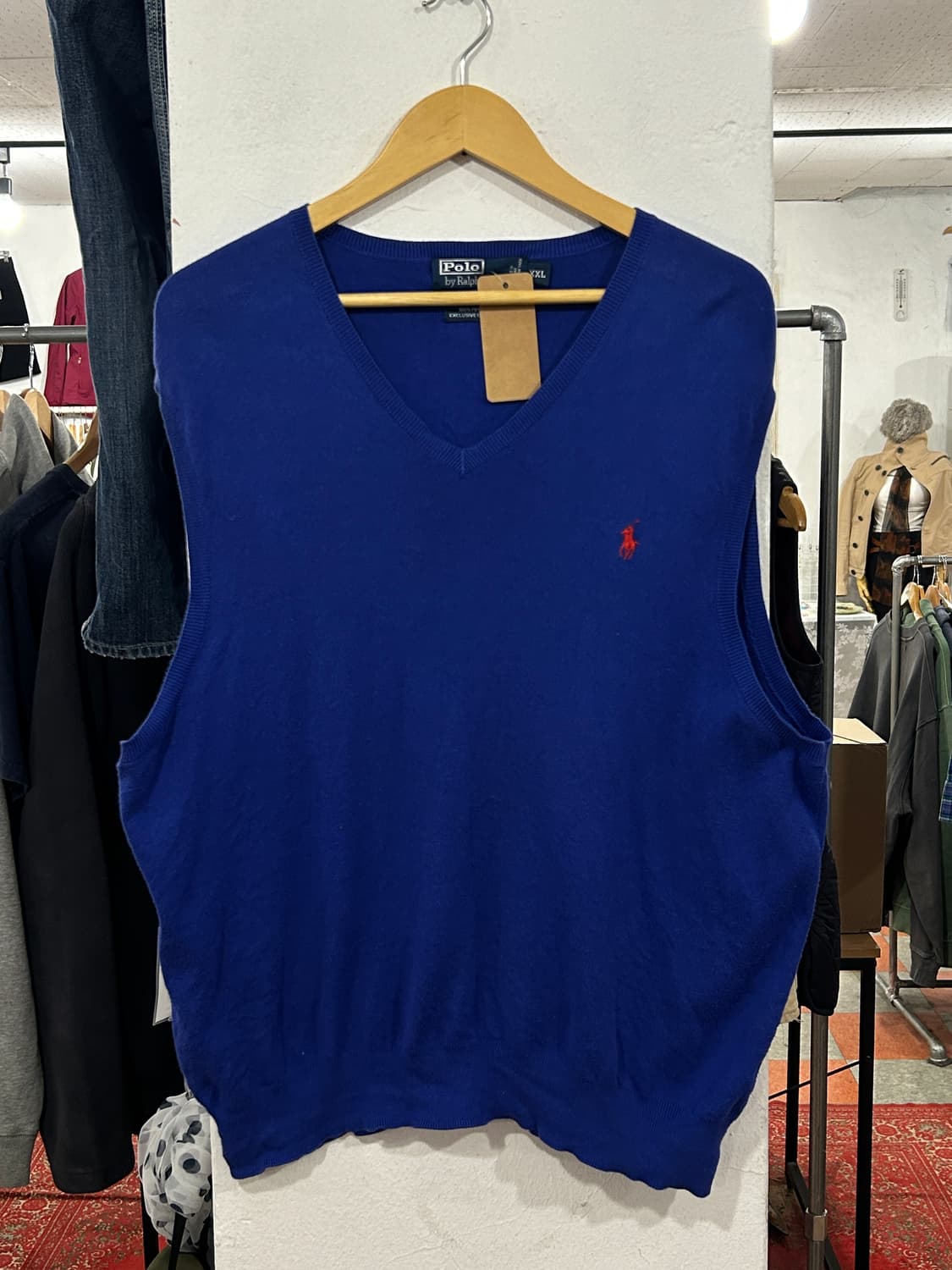 폴로니트 조끼 상품이미지1