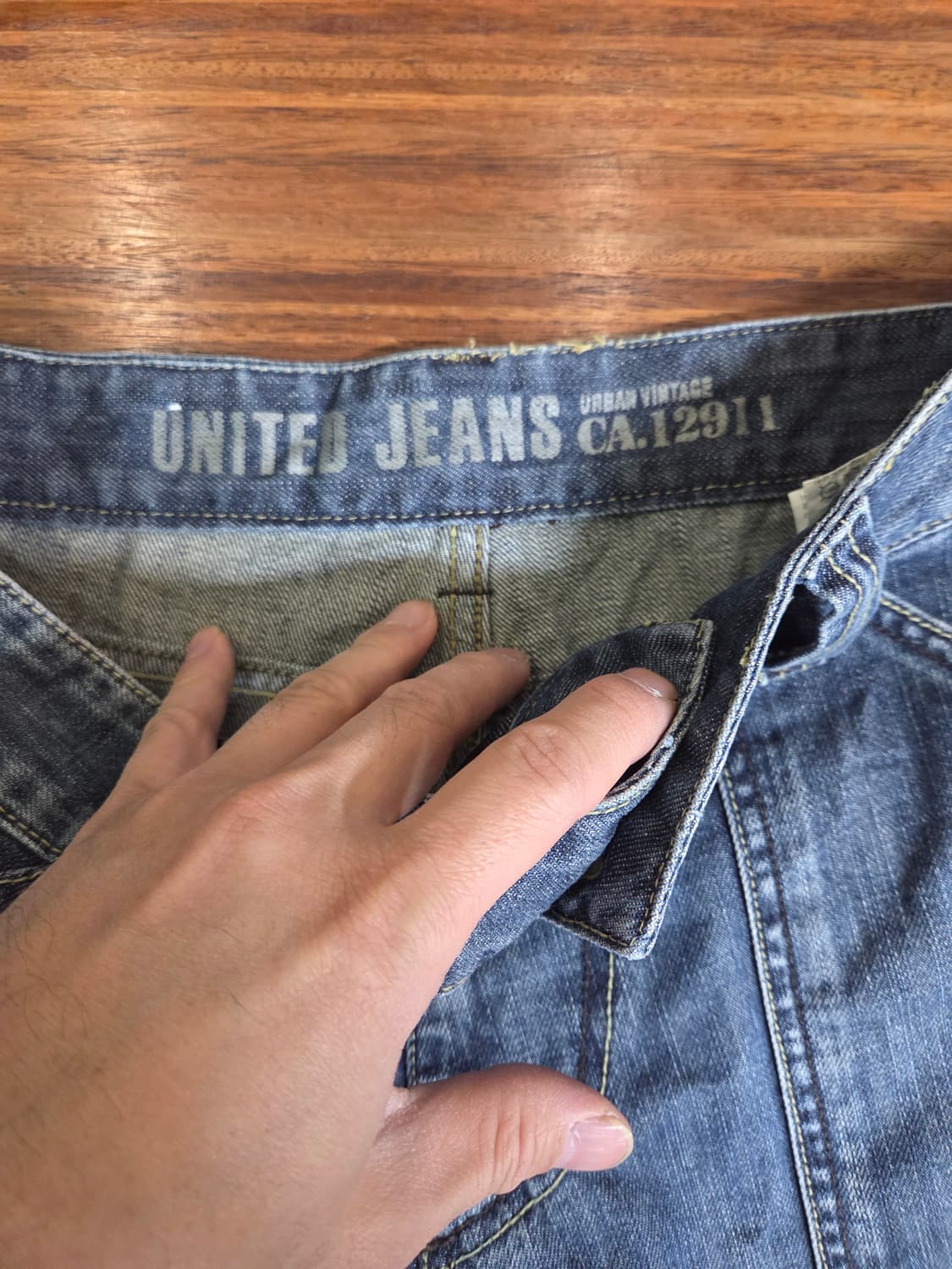 빈티지 du79 멀티포켓 카고 데님팬츠 32 상품이미지3