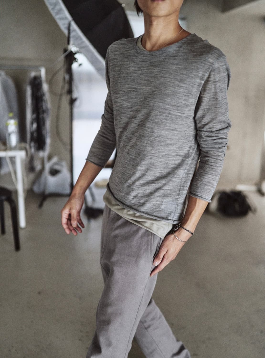 Mono prive textured wool long sleeve  상품이미지3