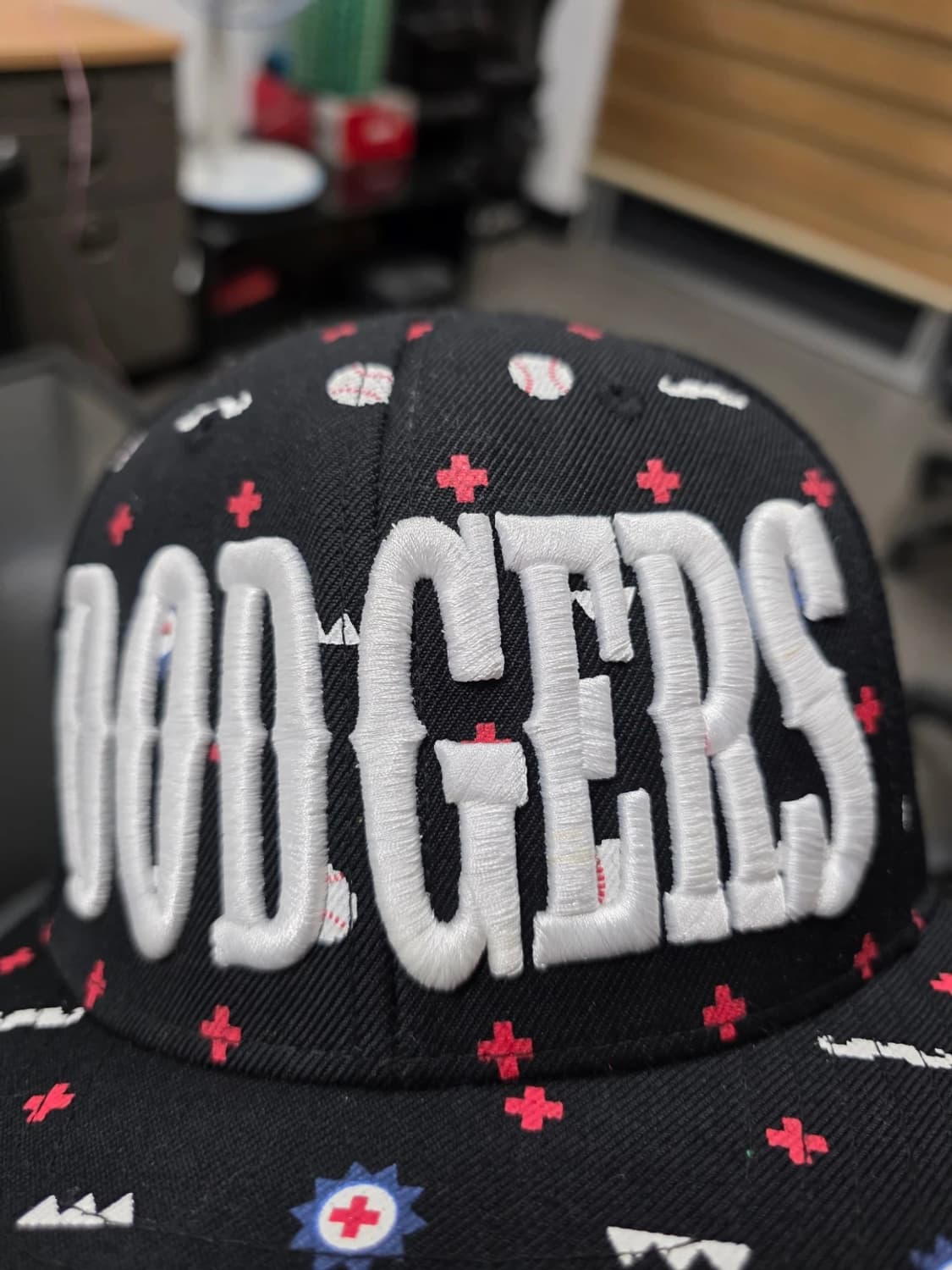 MLB LA 다저스 패턴 스냅백 상품이미지3