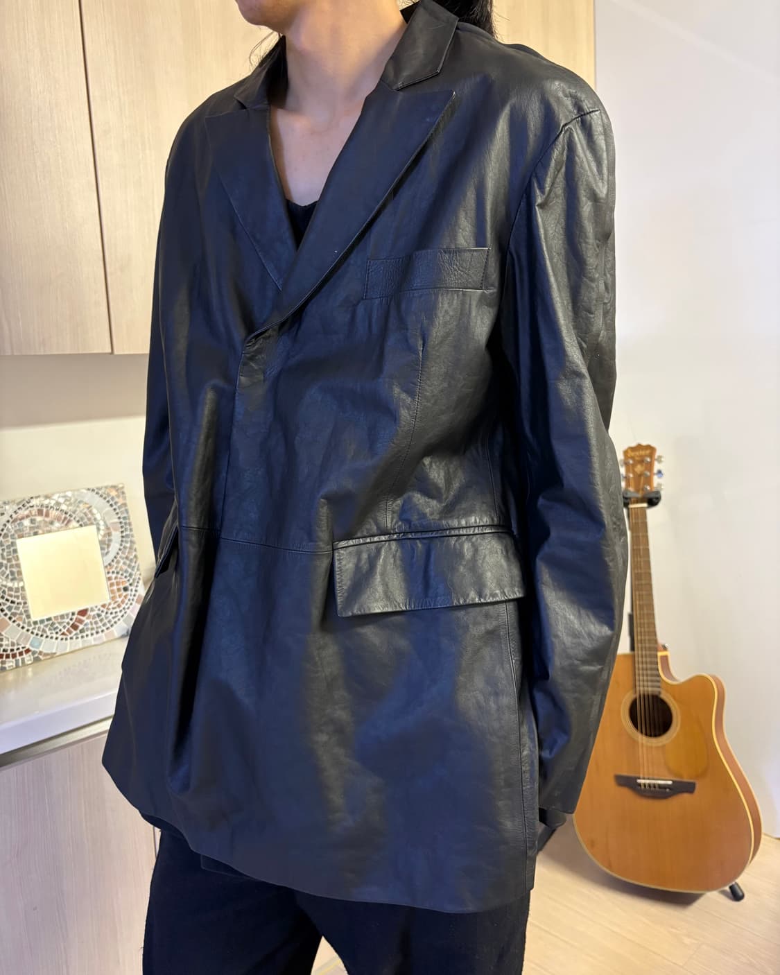 Bianca saunders x At.Kollektive 가죽 자켓 상품이미지5