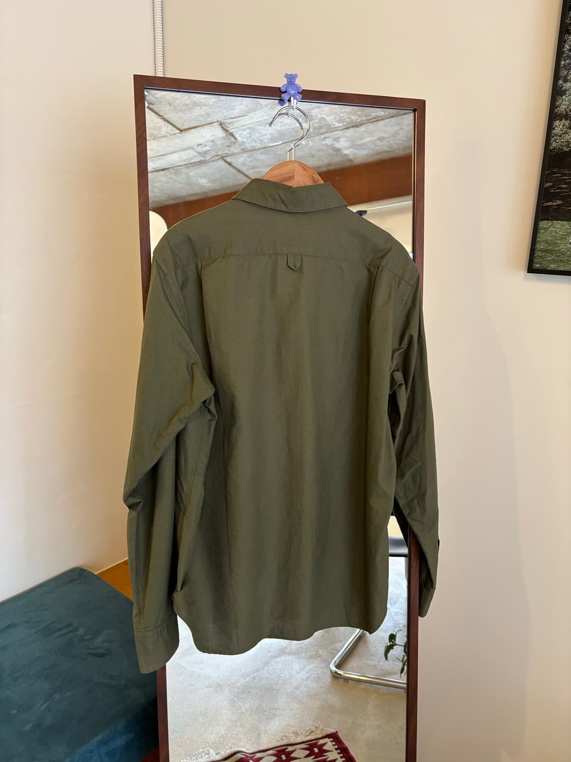 마가렛호웰 카키색 셔츠 S 상품이미지6