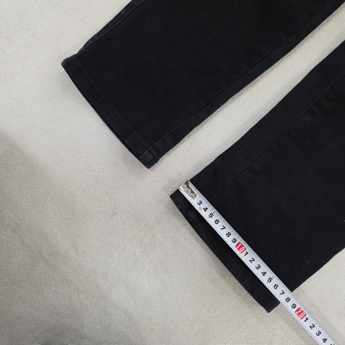 [실측확인] 모토 팬츠 바이크 흑청 데님팬츠 1231J 상품이미지7