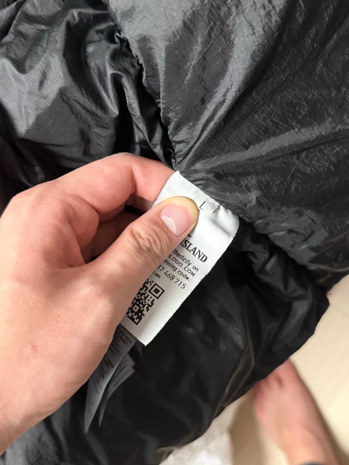 19fw 스톤아일랜드 크링클랩스 롱패딩L 상품이미지6