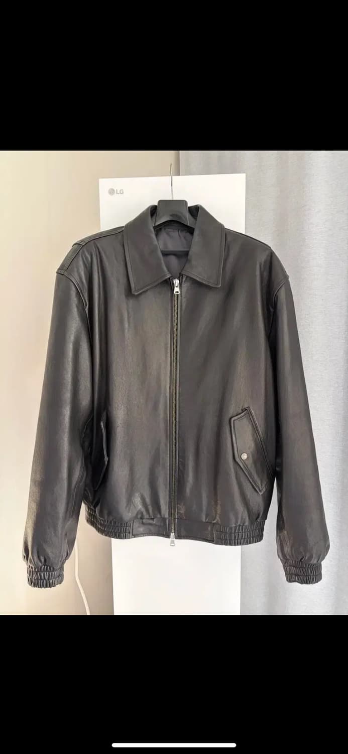 인사일런스 베지터블 레더 플라이트 자켓 L 상품이미지3