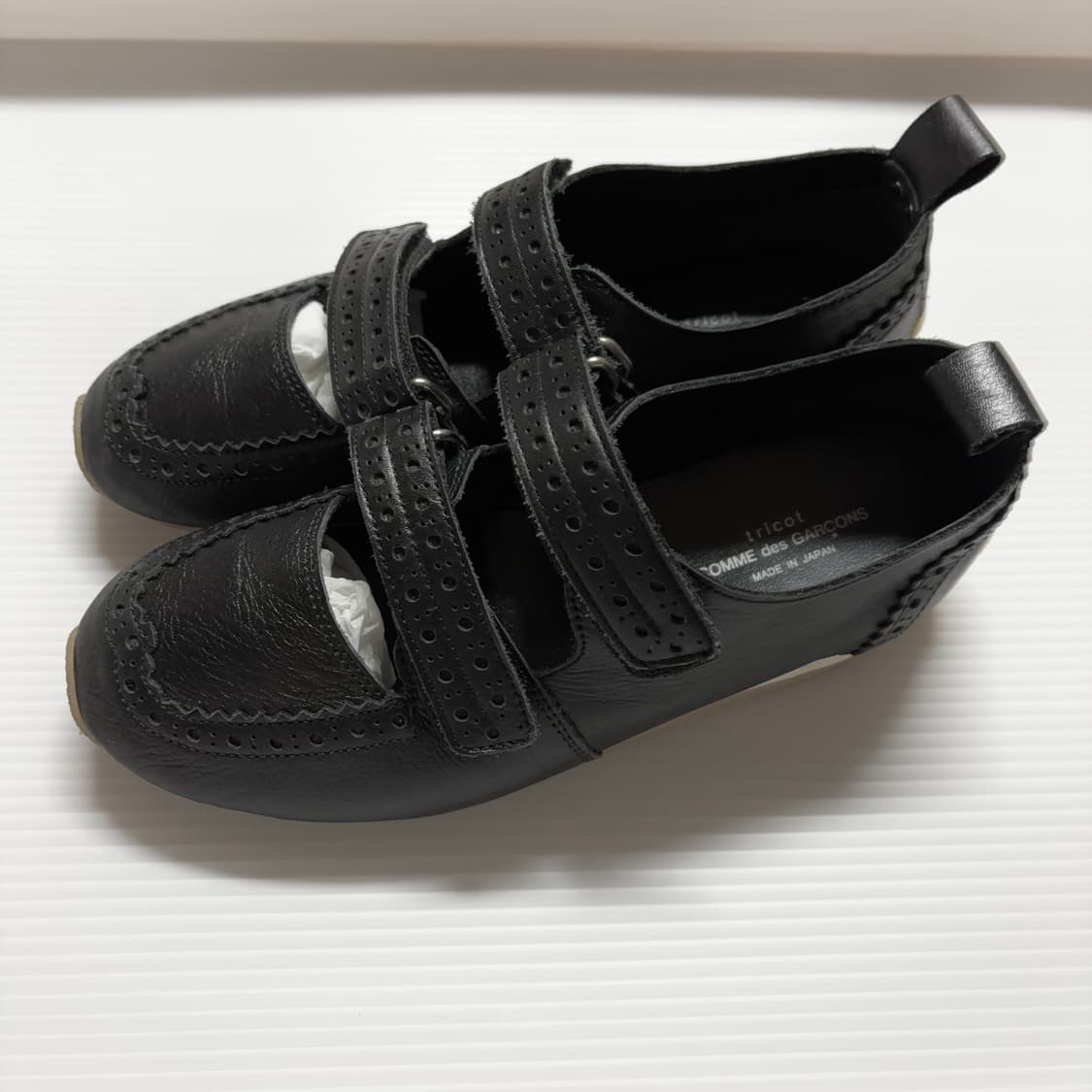 Comme des garcons 꼼데가르송 트리콧 메리제인 스니커즈 상품이미지4