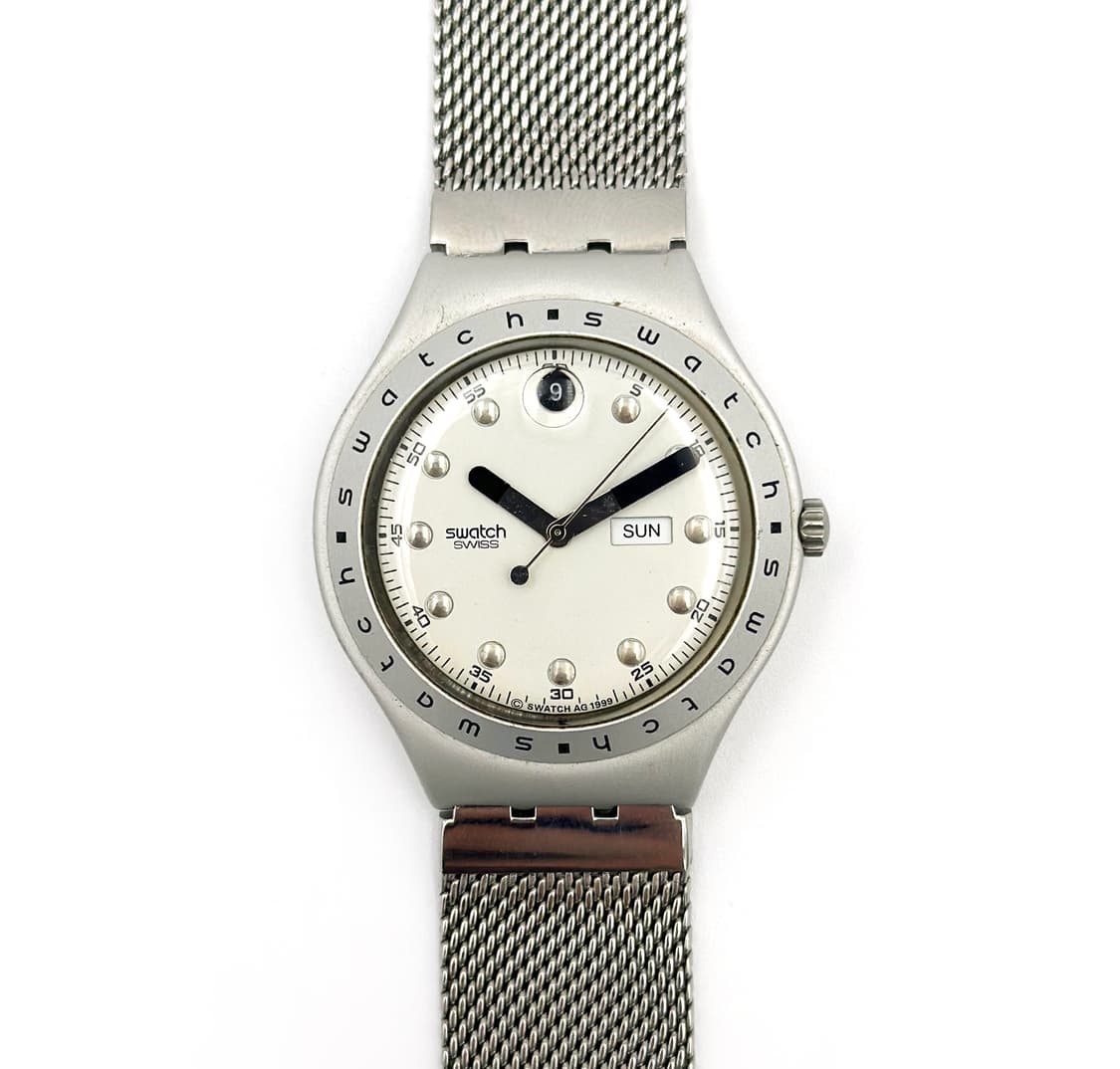 99년판) 빈티지 스와치 아이러니 메탈 silver drops 상품이미지4