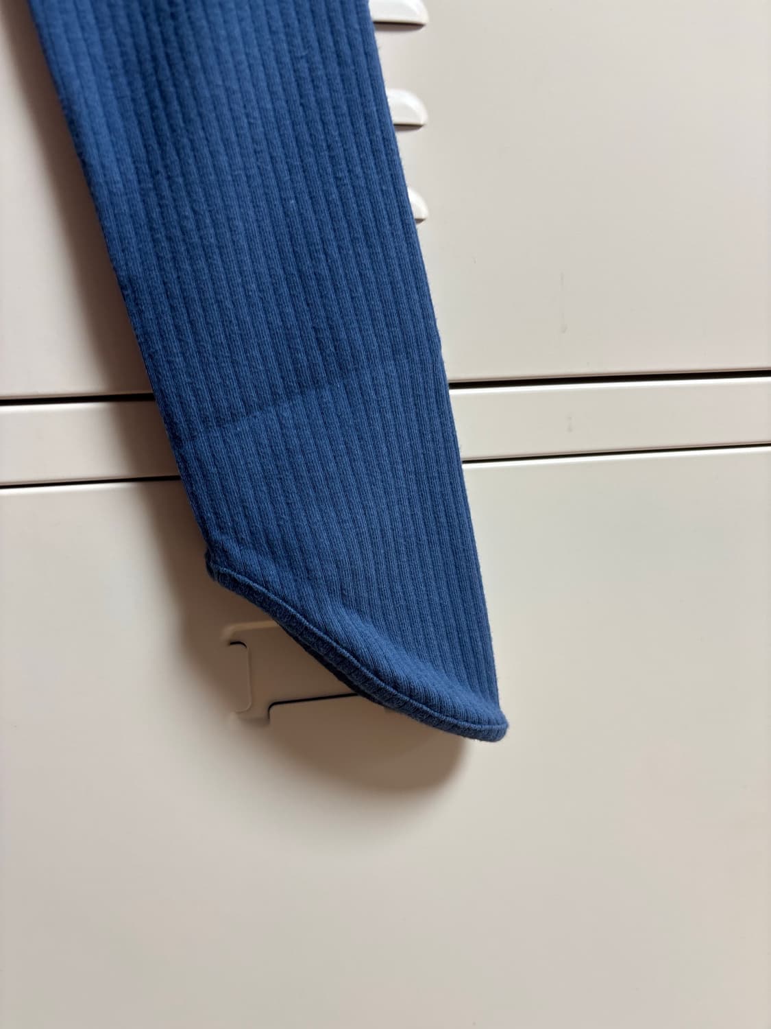 Answersisyes 골지 티셔츠 블루  상품이미지3