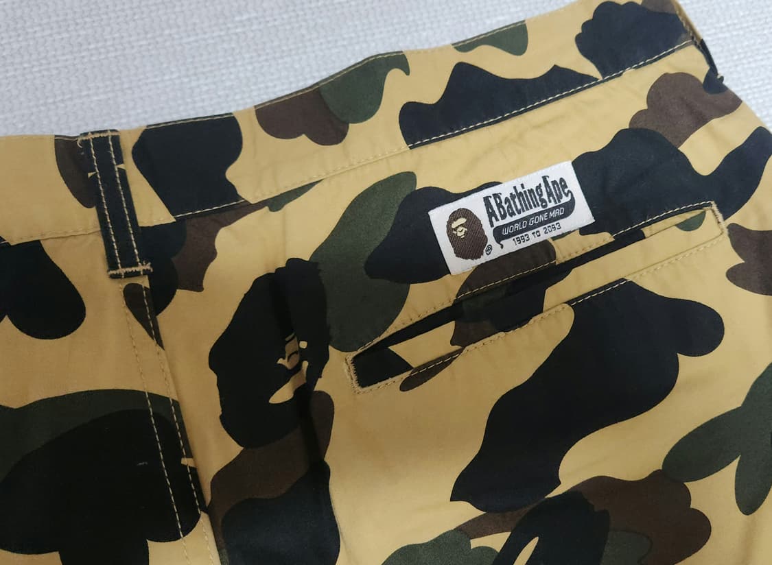 (정품) BAPE 베이프 a bathing ape 카모 바지(XL) 상품이미지4