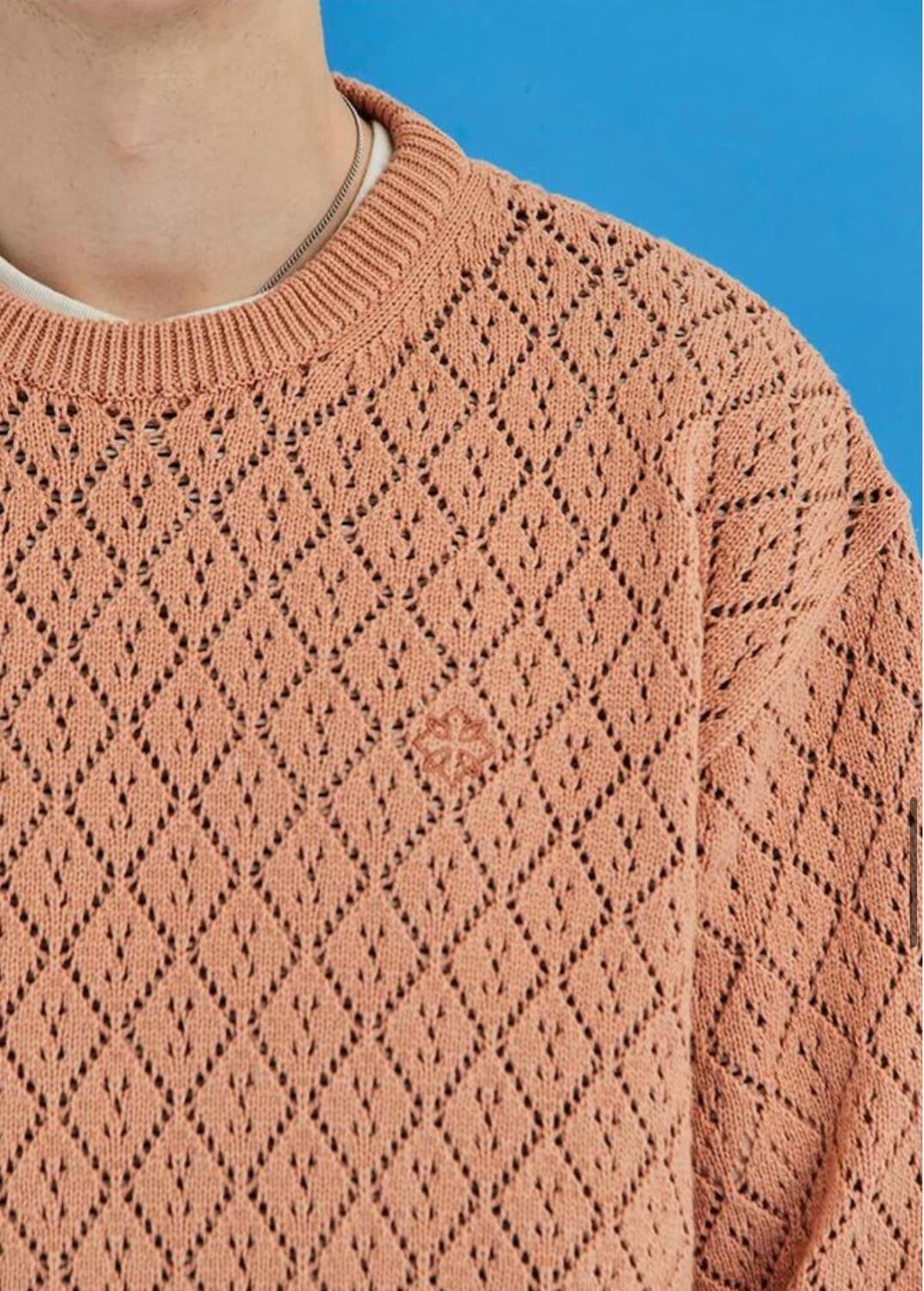 [어널로이드] 니트 풀오버, 오렌지, L 상품이미지3