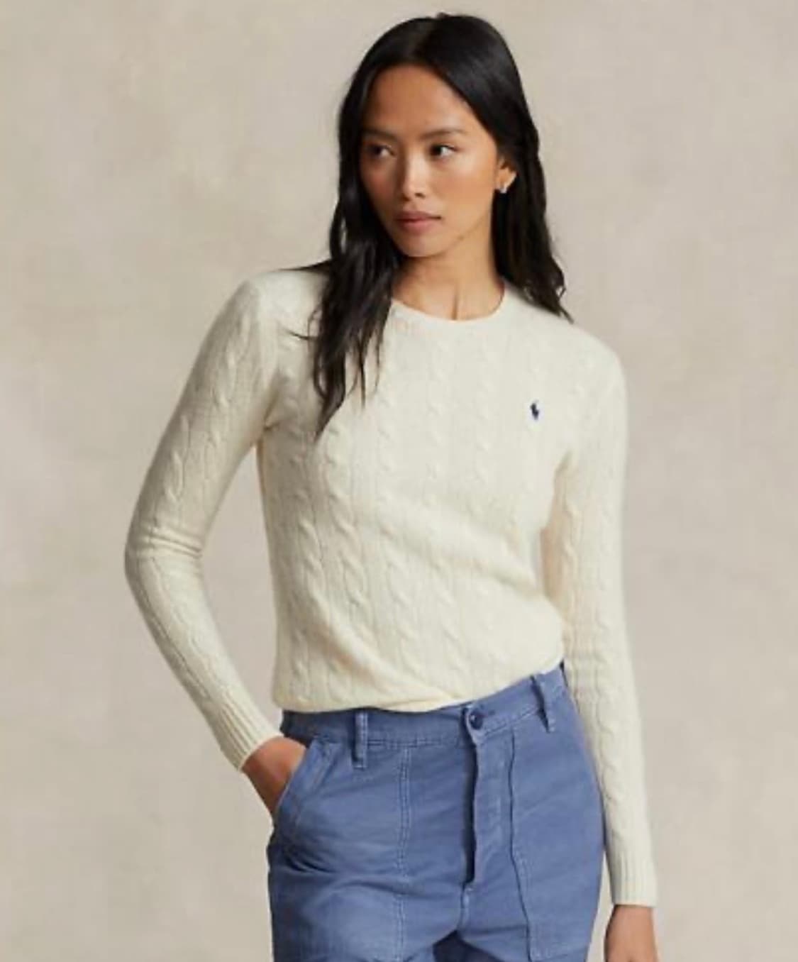 폴로 울 캐시미어 니트 M 상품이미지2