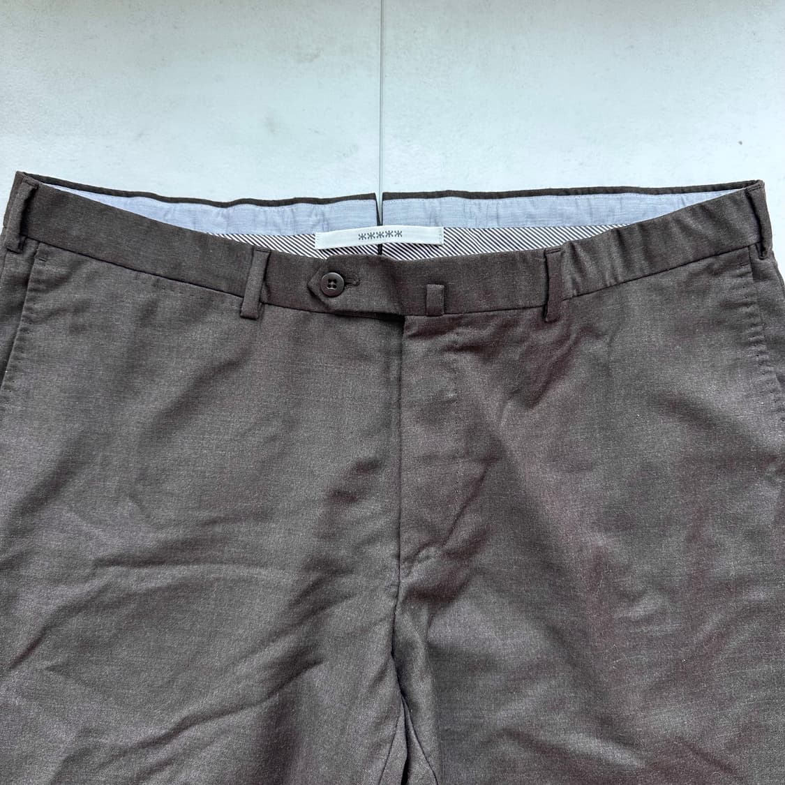 에르메네질도 제냐 브라운 슬랙스 상품이미지4