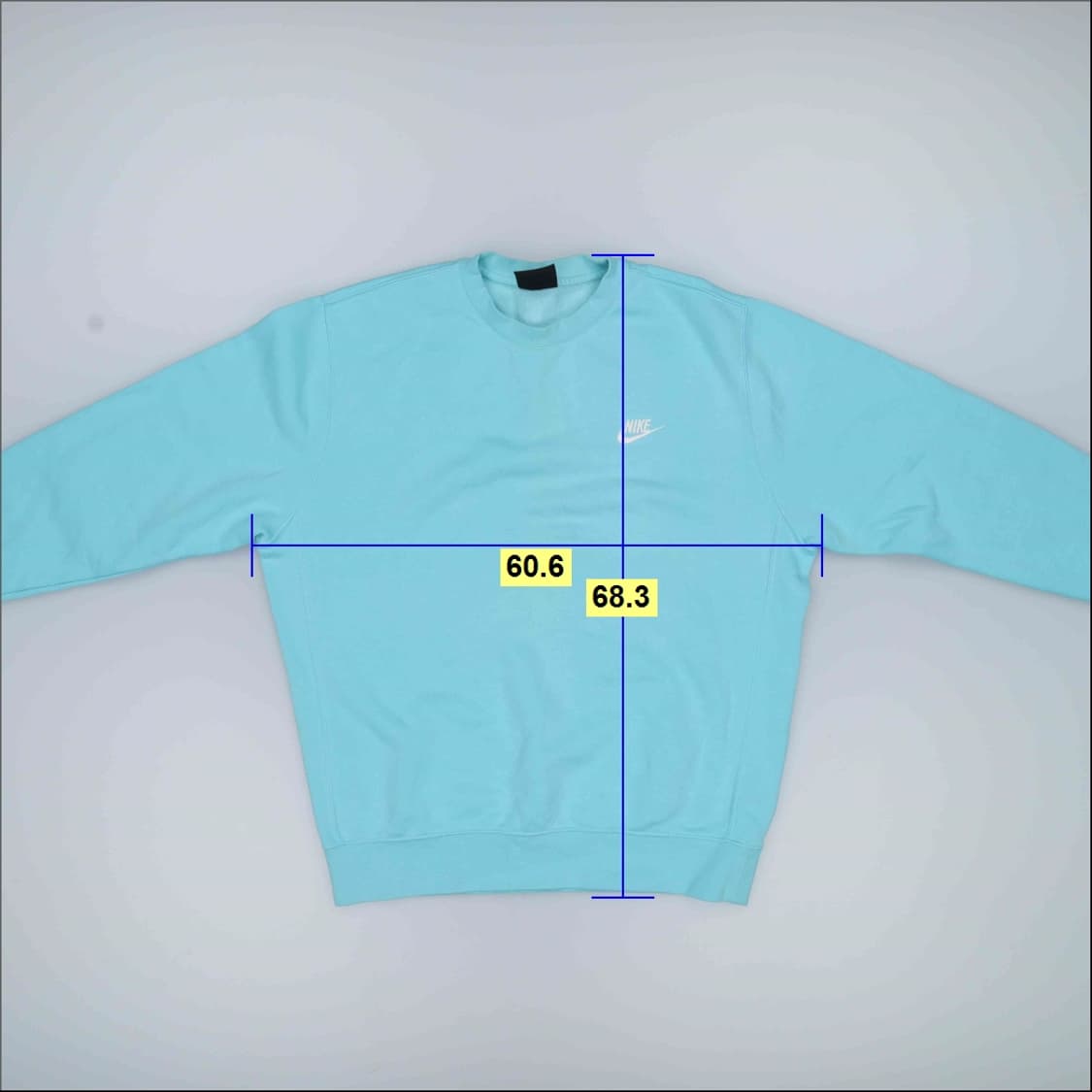 L 나이키 스몰로고 기모 맨투맨 0330H1 상품이미지6