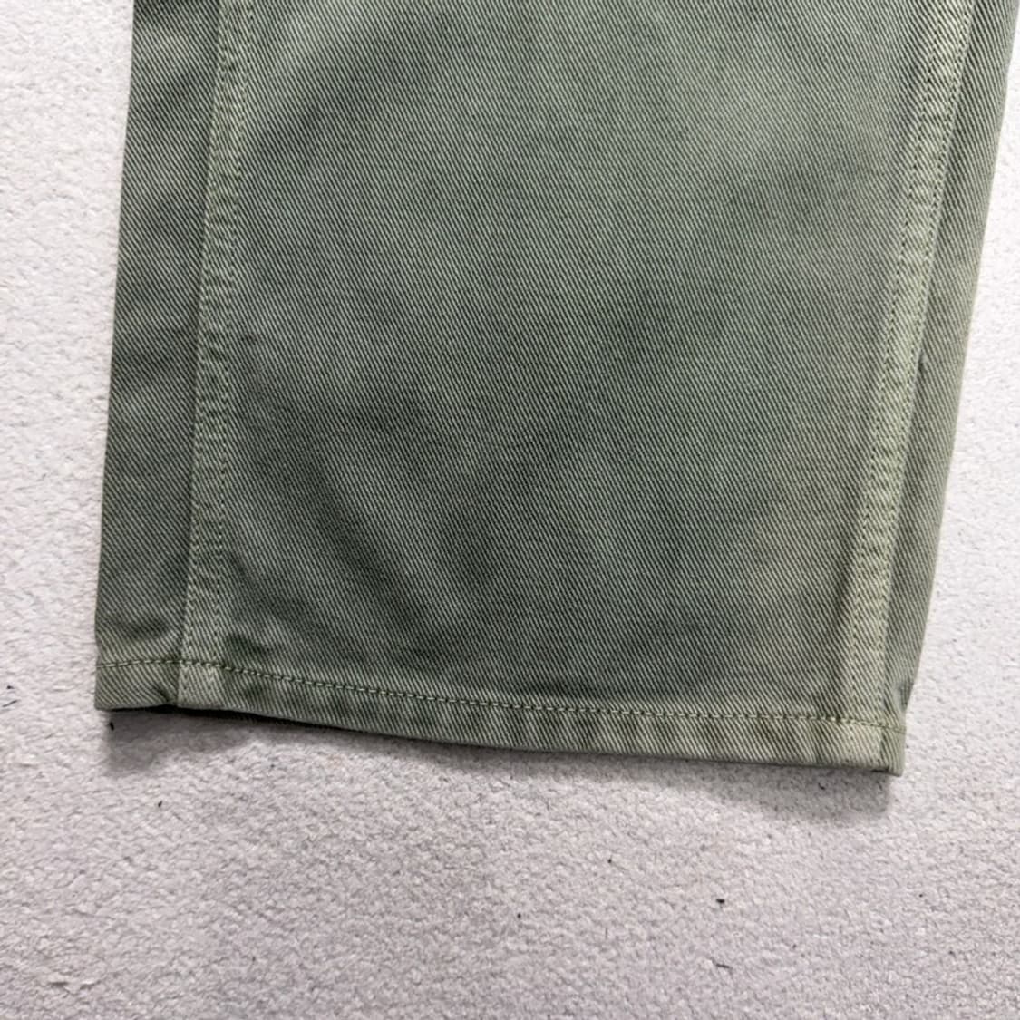 마티스 더 큐레이터 와이드 다잉 데님 팬츠 그라스 그린 2 상품이미지5