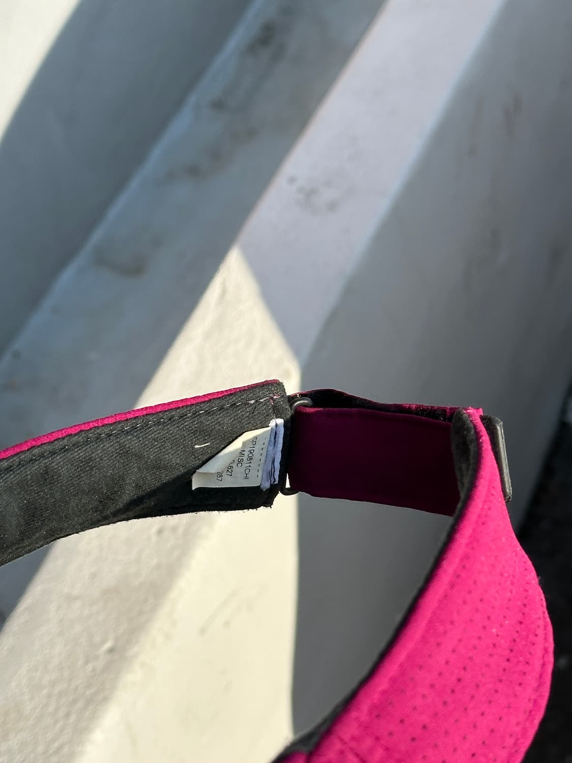 [F] 나이키 버건디 썬바이저 썬캡 모자 상품이미지7