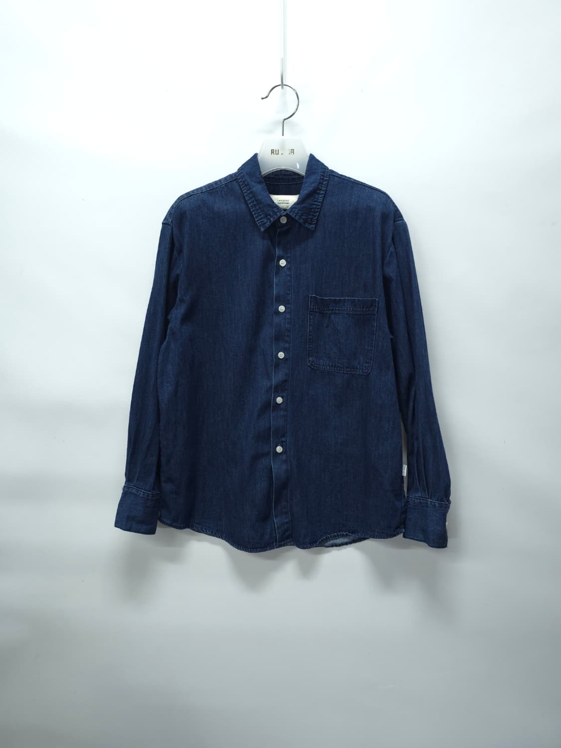 라퍼지스토어 여성 딥블루 데님 셔츠 (S) 상품이미지1