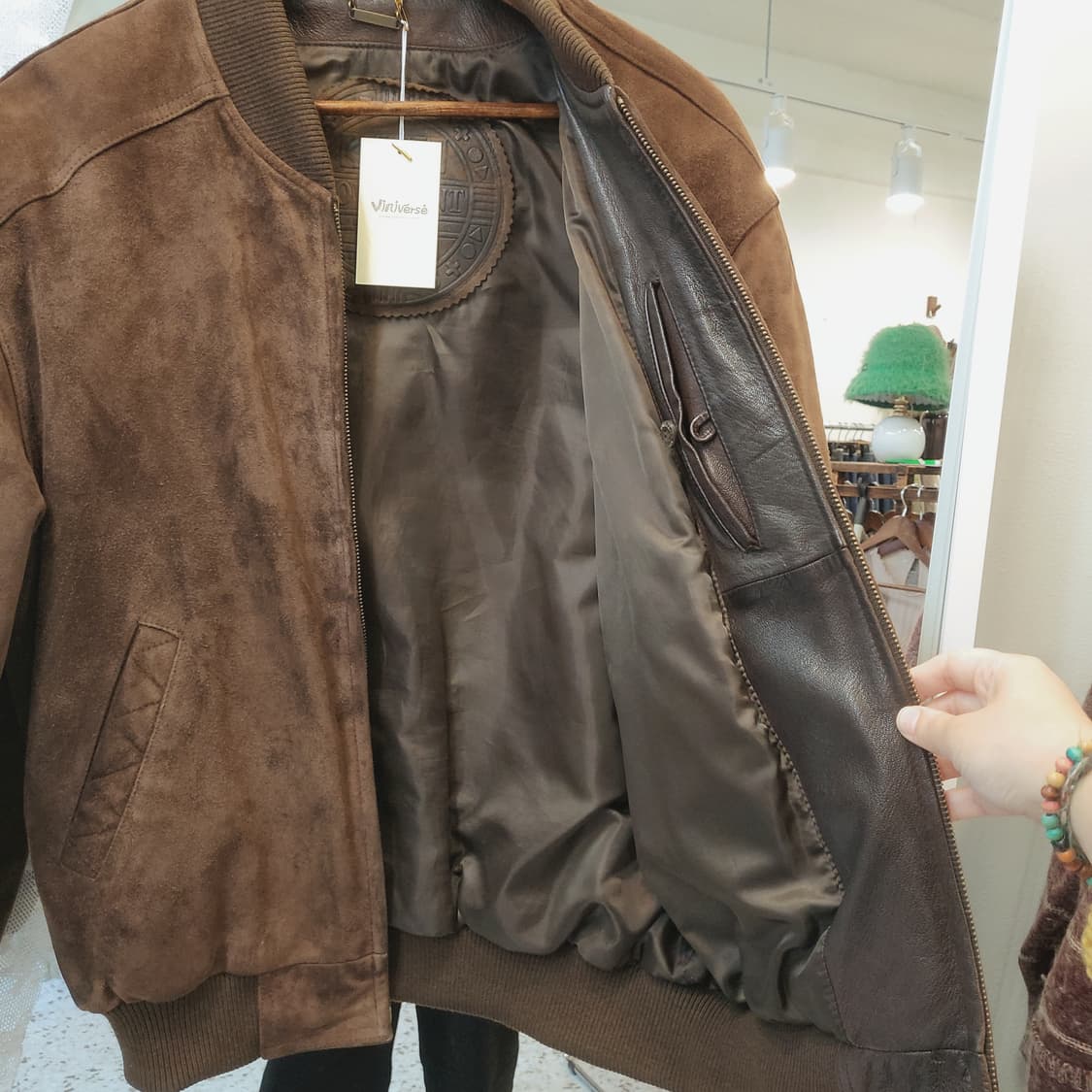 타운젠트 양가죽 스웨이드 봄버자켓 상품이미지5
