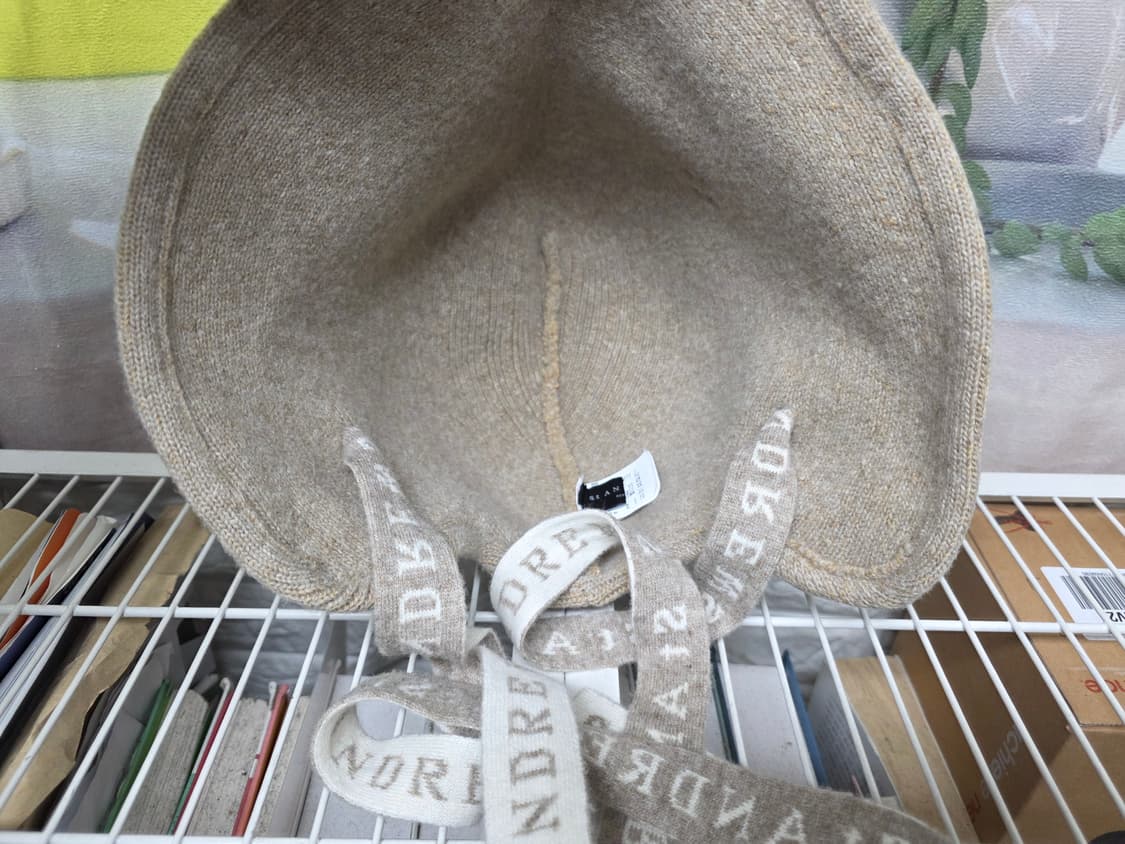 세인트앤드류스 여성겨울모자 니트모자 테잎 퍼 보닛햇 KG63 상품이미지4