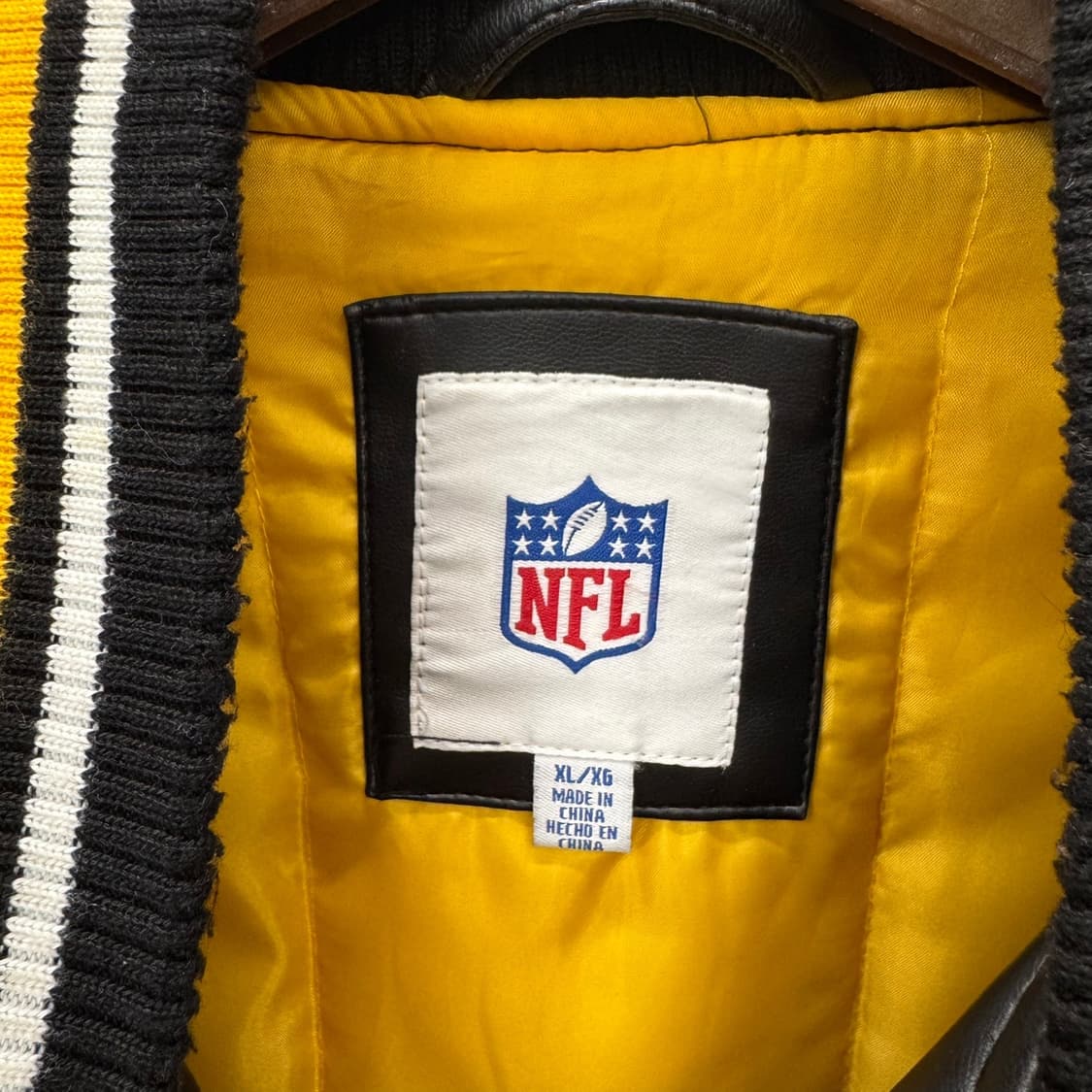 00s NFL X STEELERS G-lll 바시티 자켓 옐로  상품이미지6