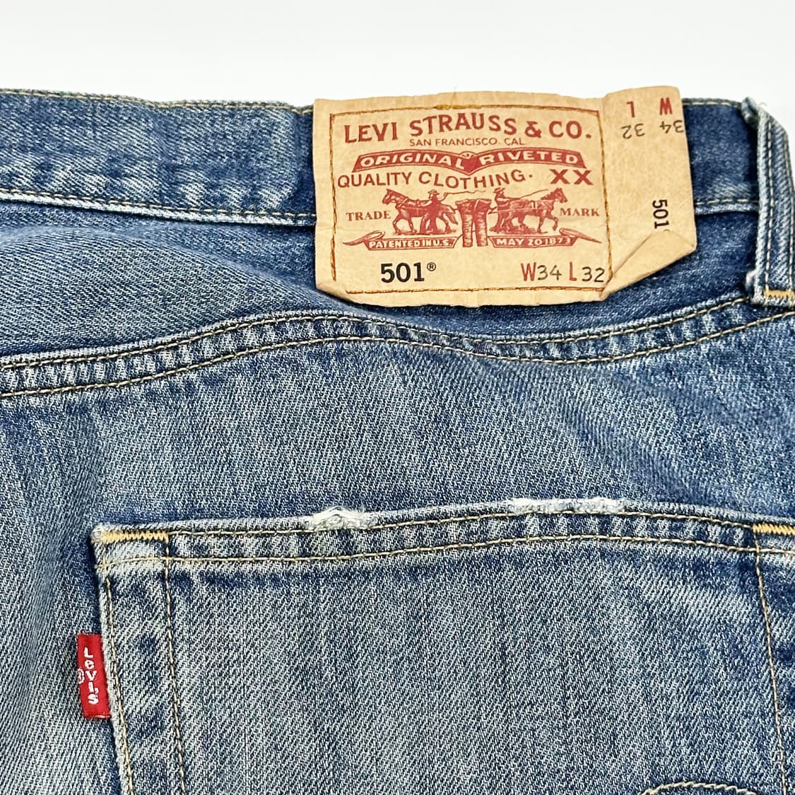 34 리바이스 501 재팬 오리지널 스트레이트 데님팬츠 상품이미지6