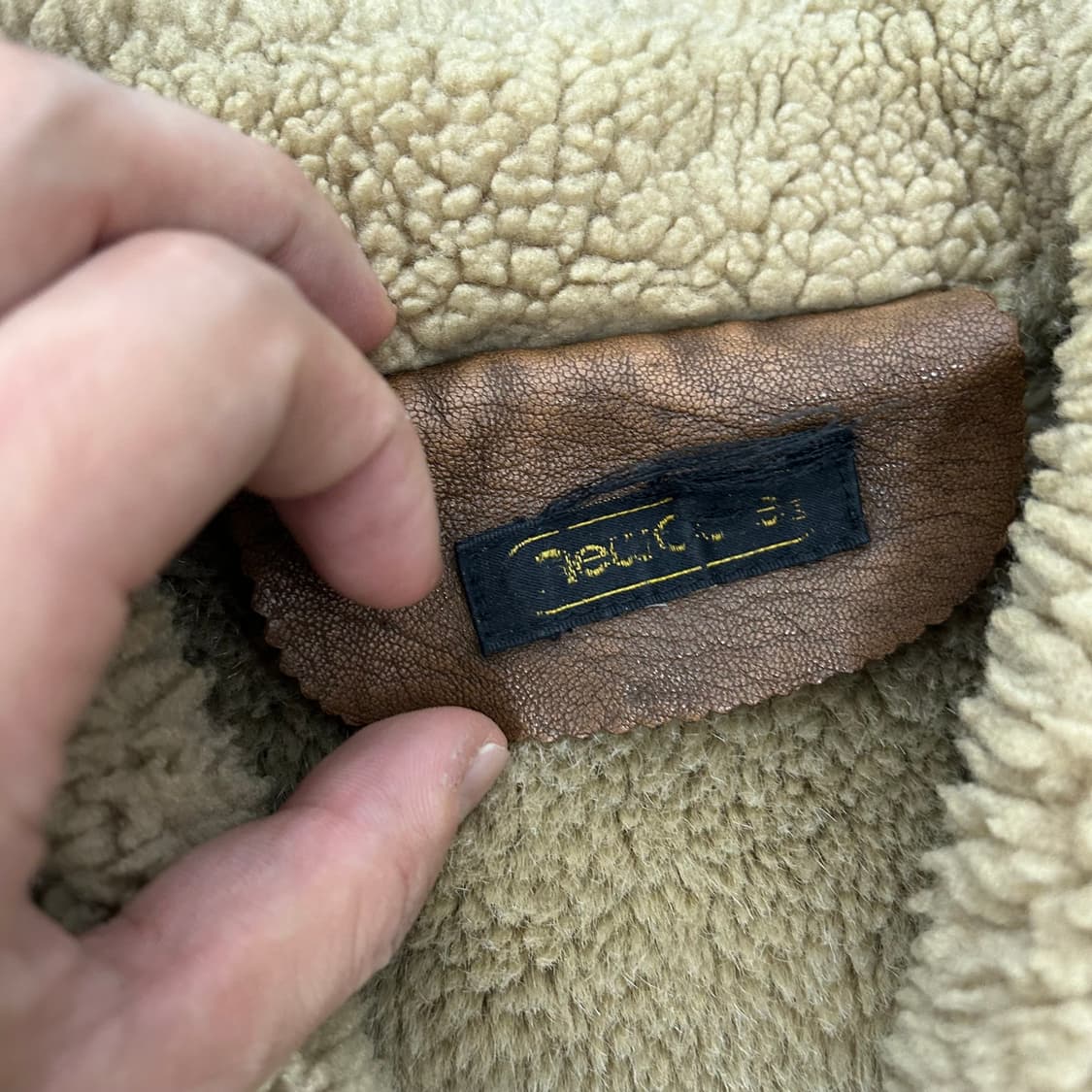 양가죽 투웨이 워시드 쉐르파 블루종 자켓 상품이미지9