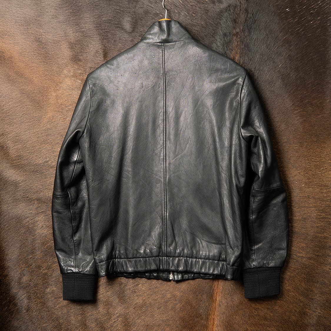 [95] 나노 유니버스 NANO UNIVERSE 고트스킨 레더 블루종  상품이미지4