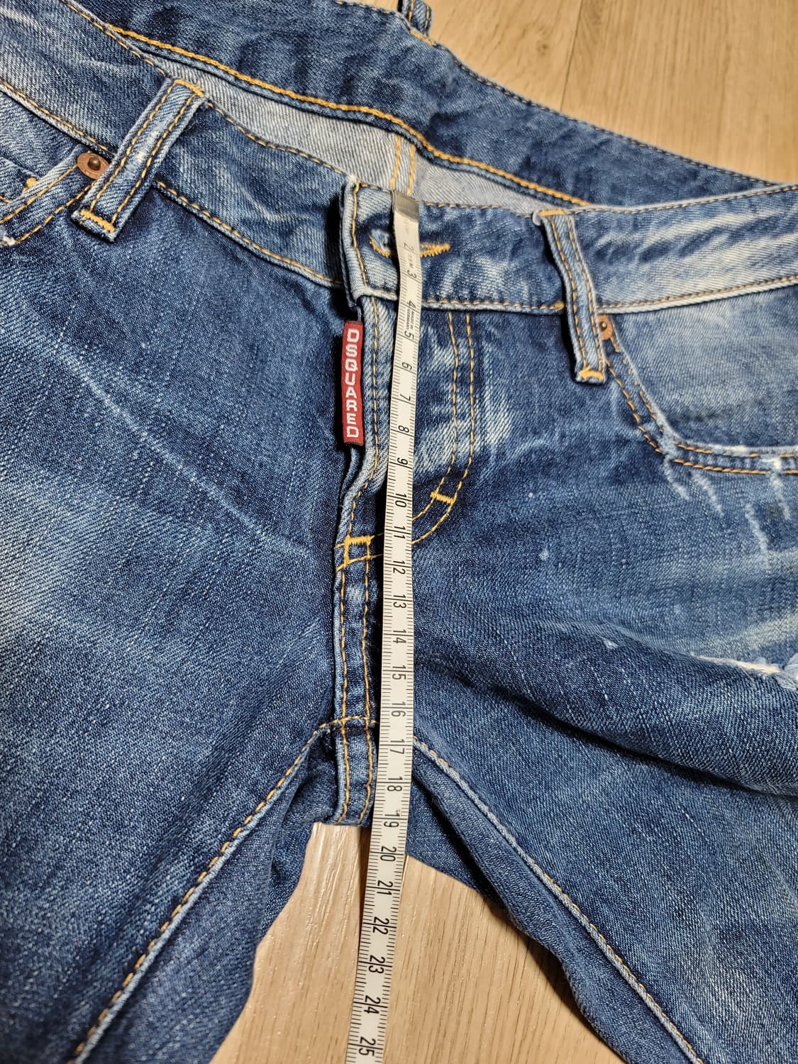 디스퀘어드2 여성 슬림 워싱 데님  S75LA0392 EU40 상품이미지5