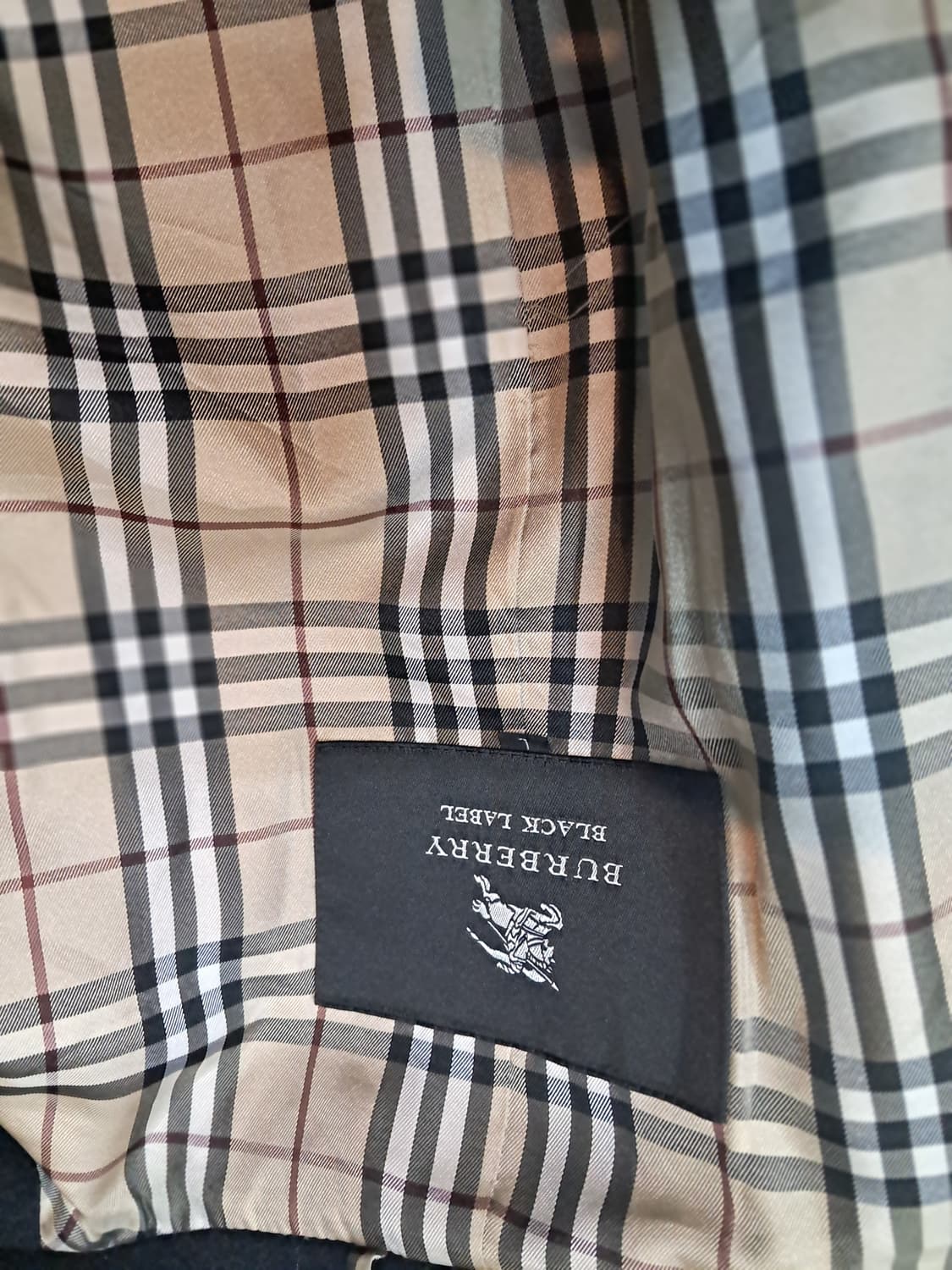 버버리 블랙 라벨 더블 코트 L(정품) 상품이미지4