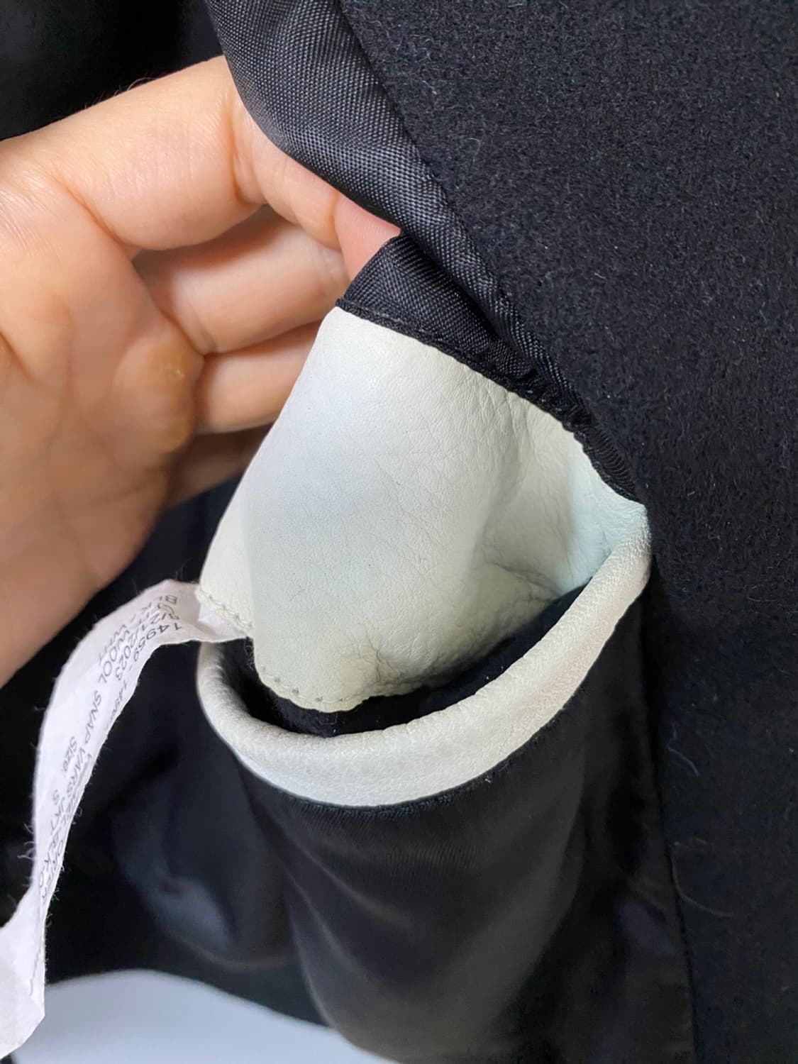 골든베어 / 테디자켓 바시티 검흰 / S (95-1 상품이미지7