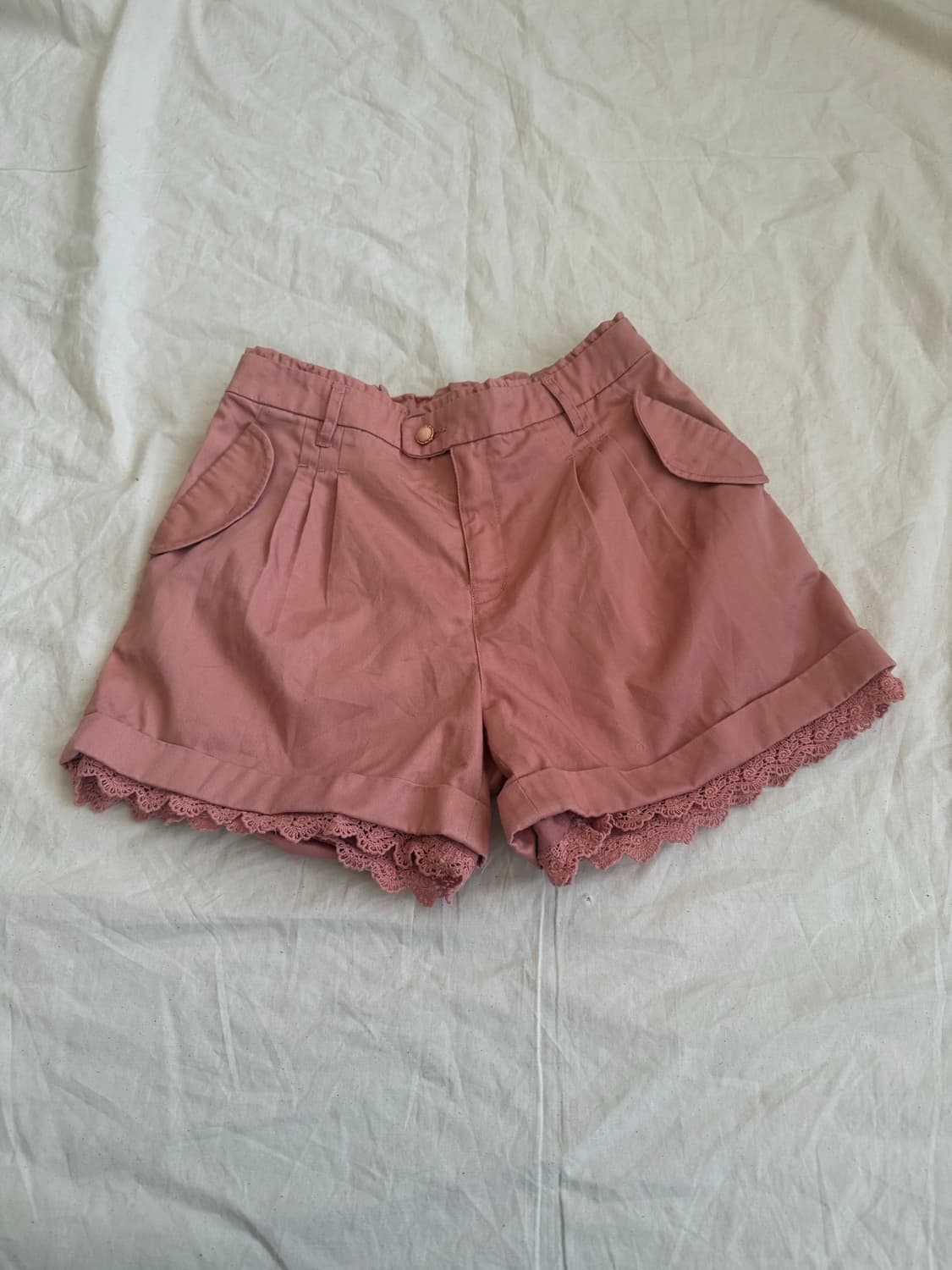 키치 러블리 피치핑크 숏팬츠 상품이미지1