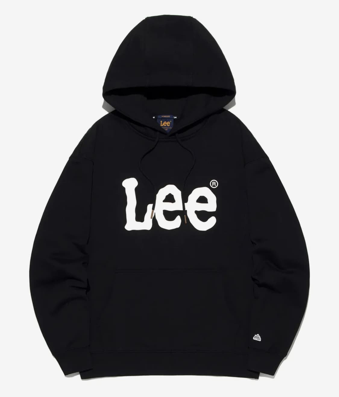 Lee 리 빅 트위치 로고 후드 티셔츠 블랙 상품이미지1