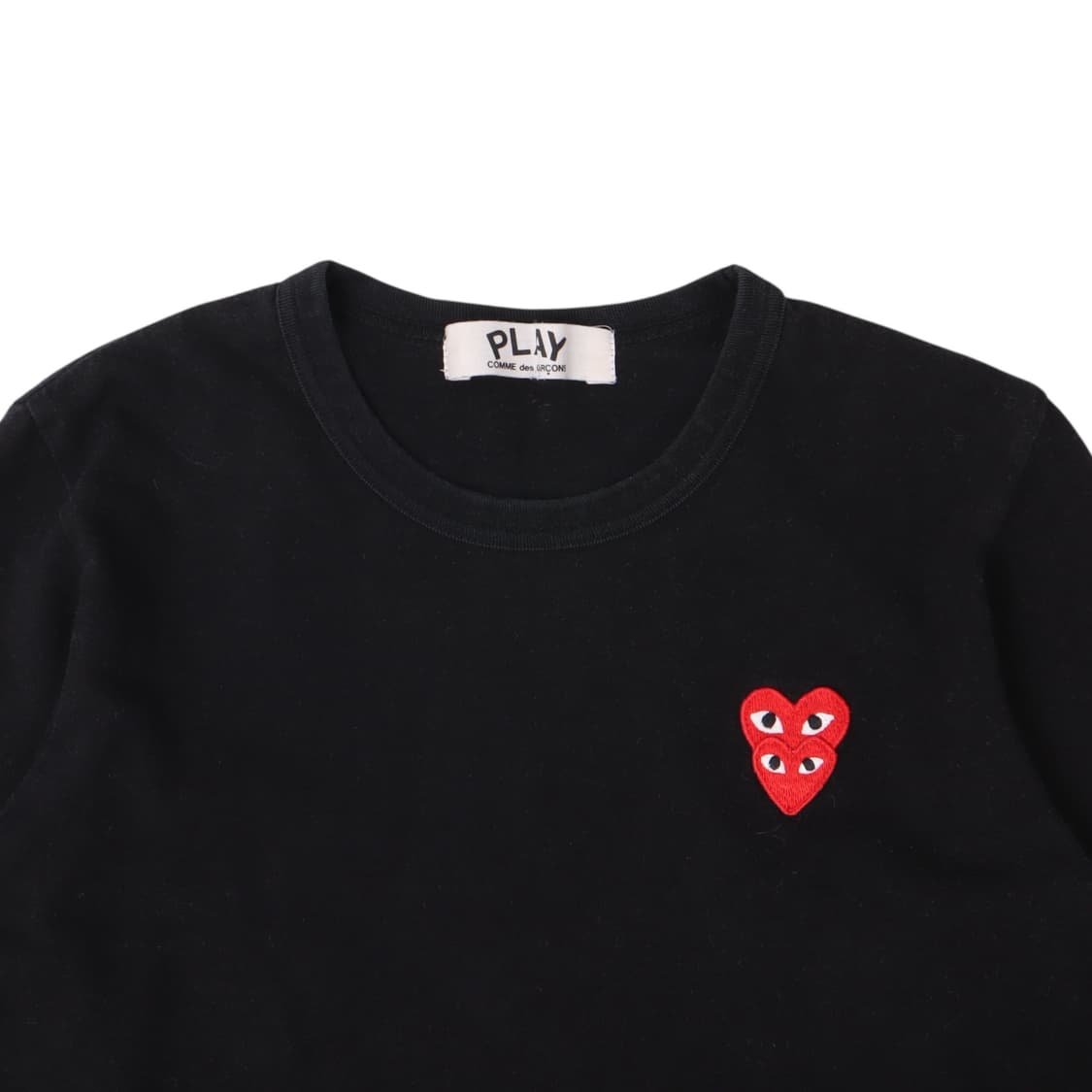 꼼데가르송 더블하트 와펜 롱슬리브 상품이미지2