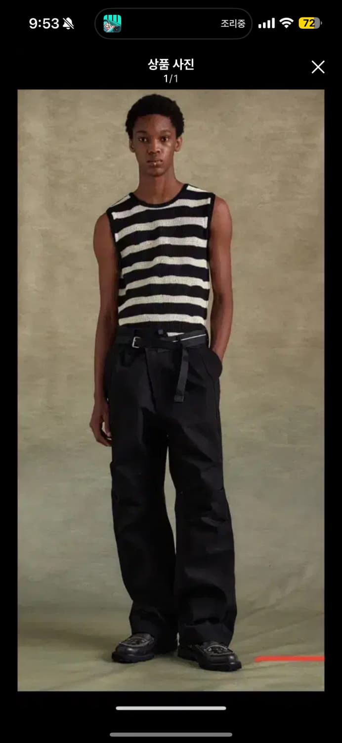 앤더슨벨 크로스오버 와이드 진 팬츠 상품이미지1