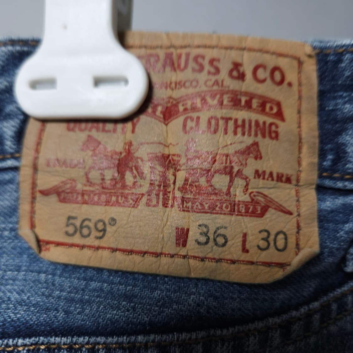 36×30 리바이스 빈티지 루즈 스트레이트핏 청바지 상품이미지6