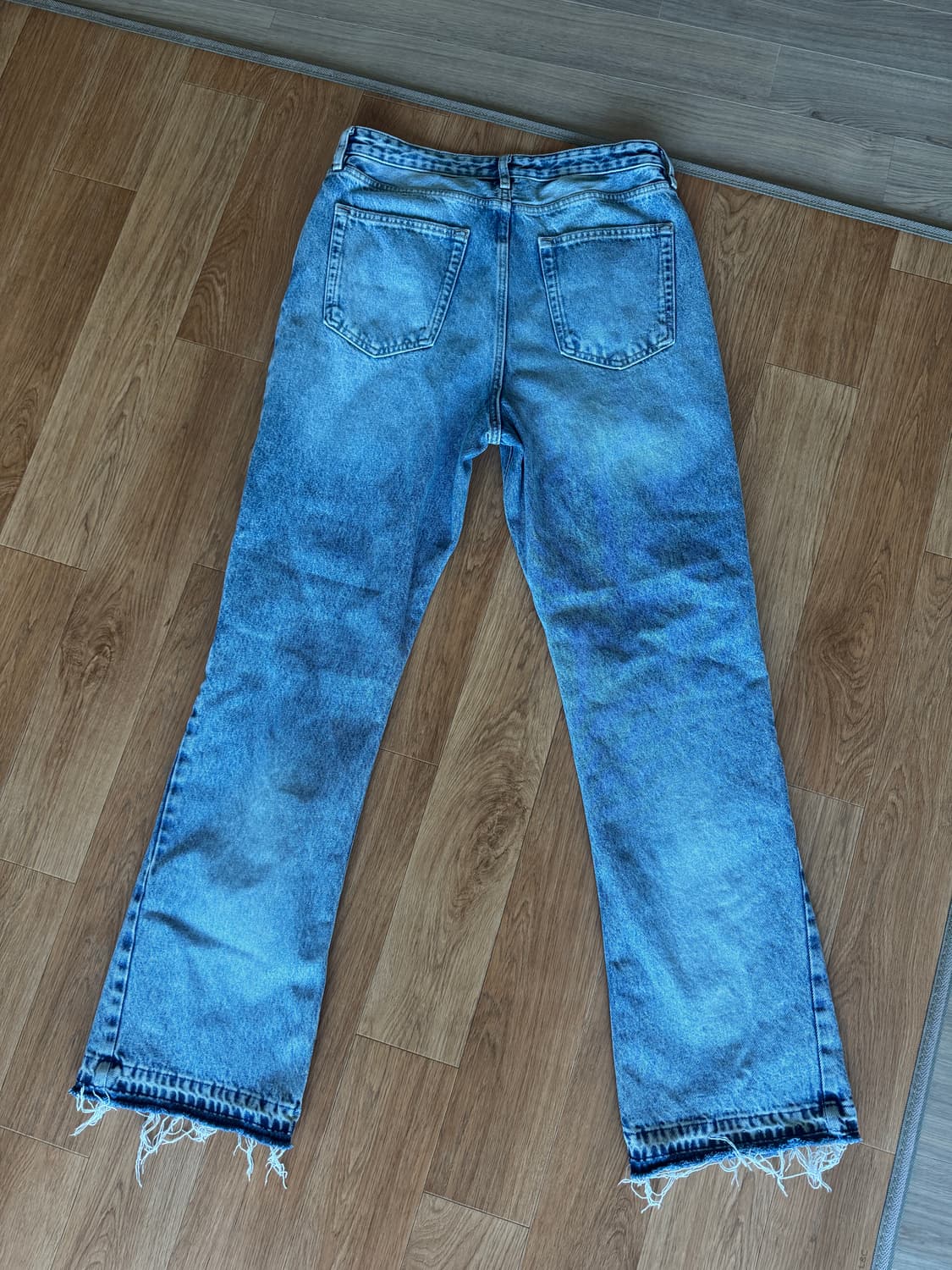 zara 자라 주우재 디스트로이 플레어 데님  청바지 32사이즈 판매 상품이미지2